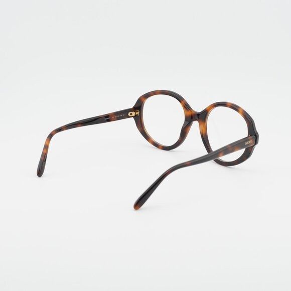 Loewe Loewe LW50077I 052 Eyeglasses Havana 52mm Round Frame Size ONE SIZE - 9 Thumbnail