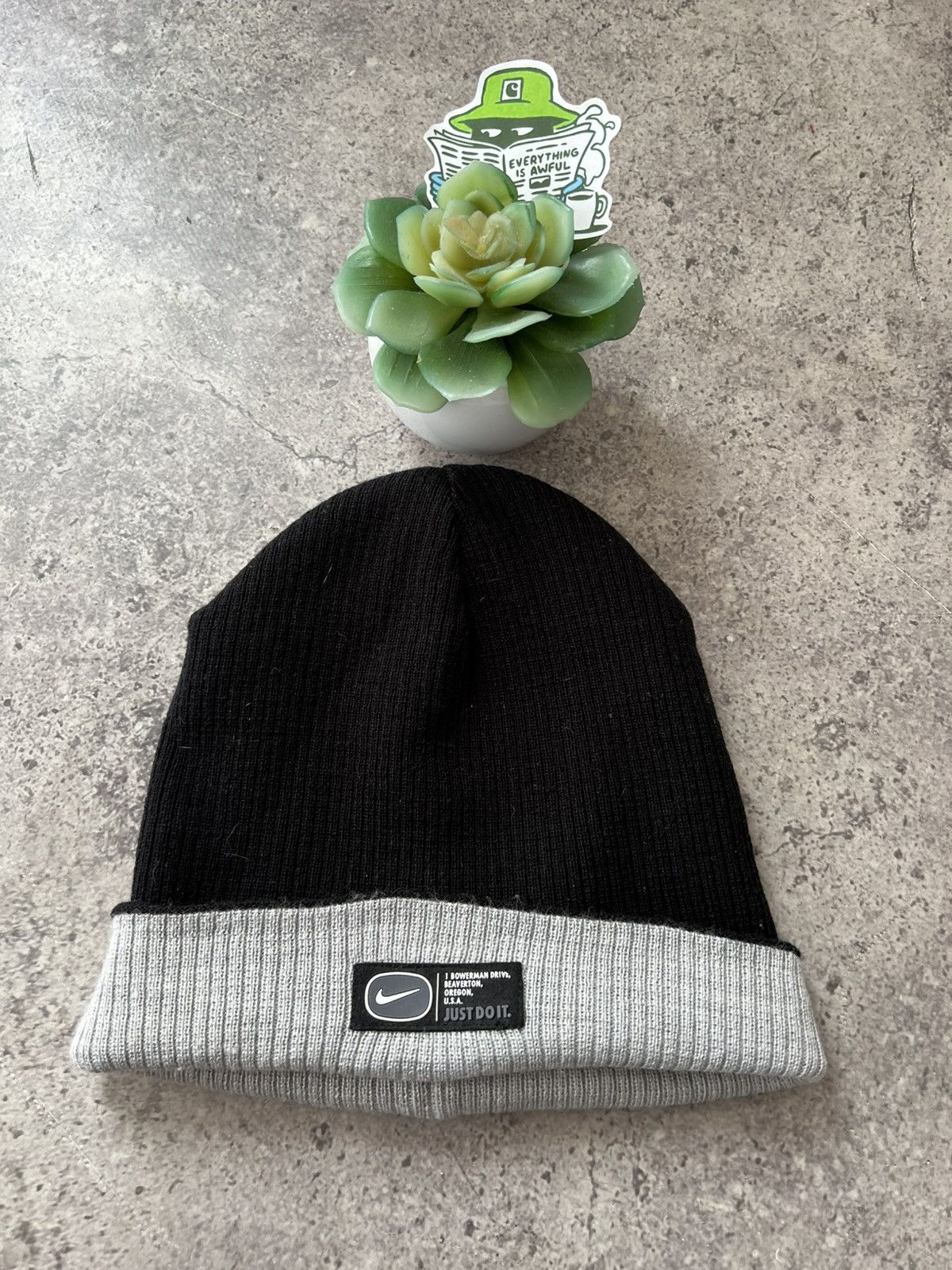 Nike Vintage NIKE Beanie Hats Snow Caps Size ONE SIZE - 6 Thumbnail