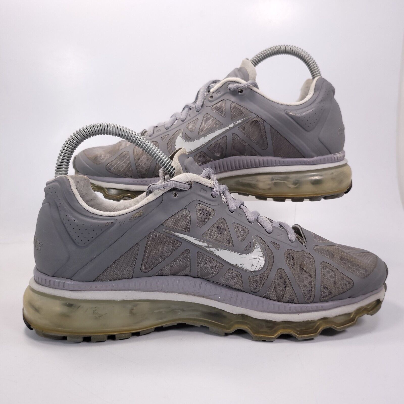 Nike Nike Air Max+ Shoe Womens Size 7.5 429890-010 Gray White Size US 7.5 / IT 37.5 - 6 Thumbnail