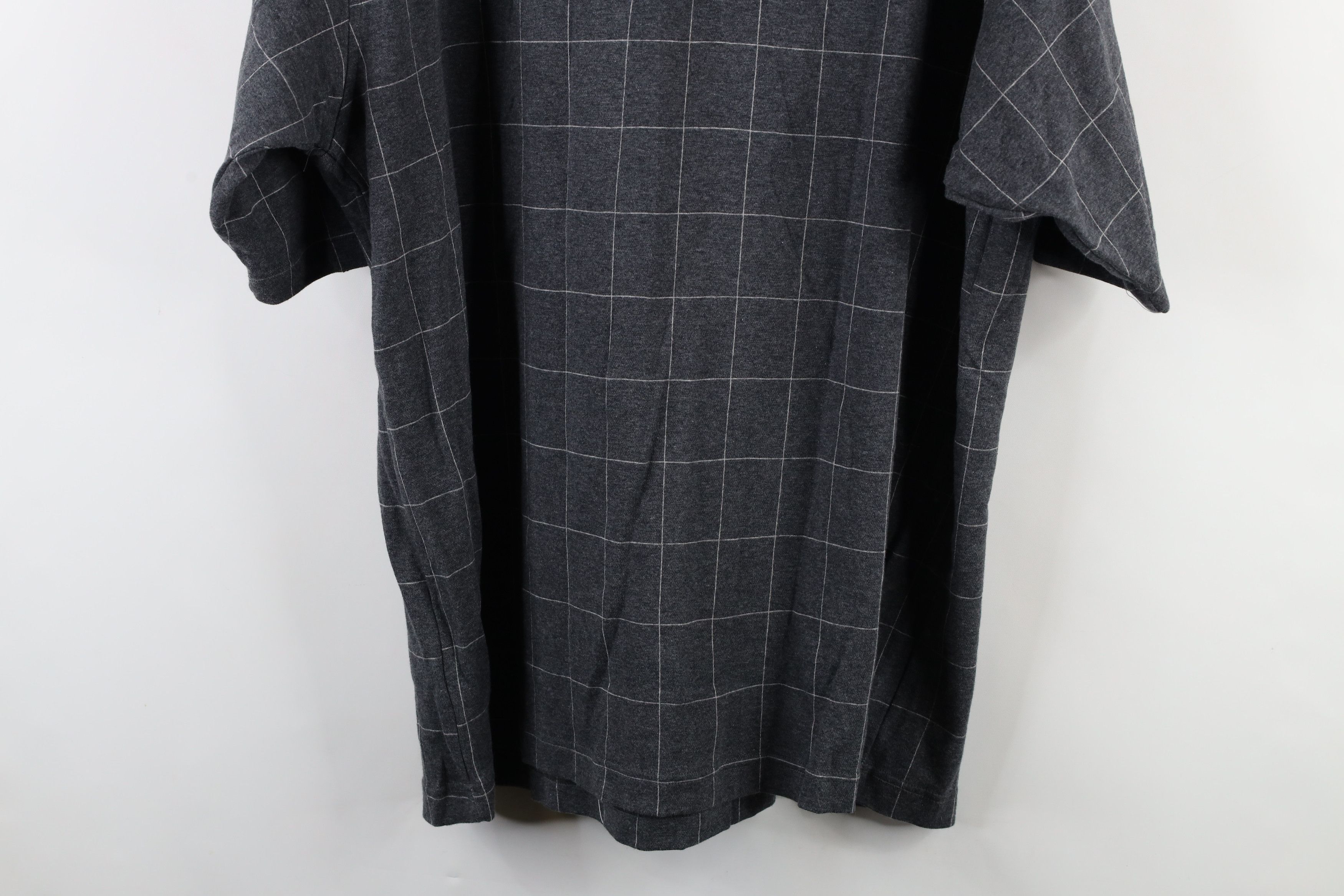 Vintage Deadstock Vintage 90s Streetwear Collared Polo Shirt Gray Size US XL / EU 56 / 4 - 12 Thumbnail