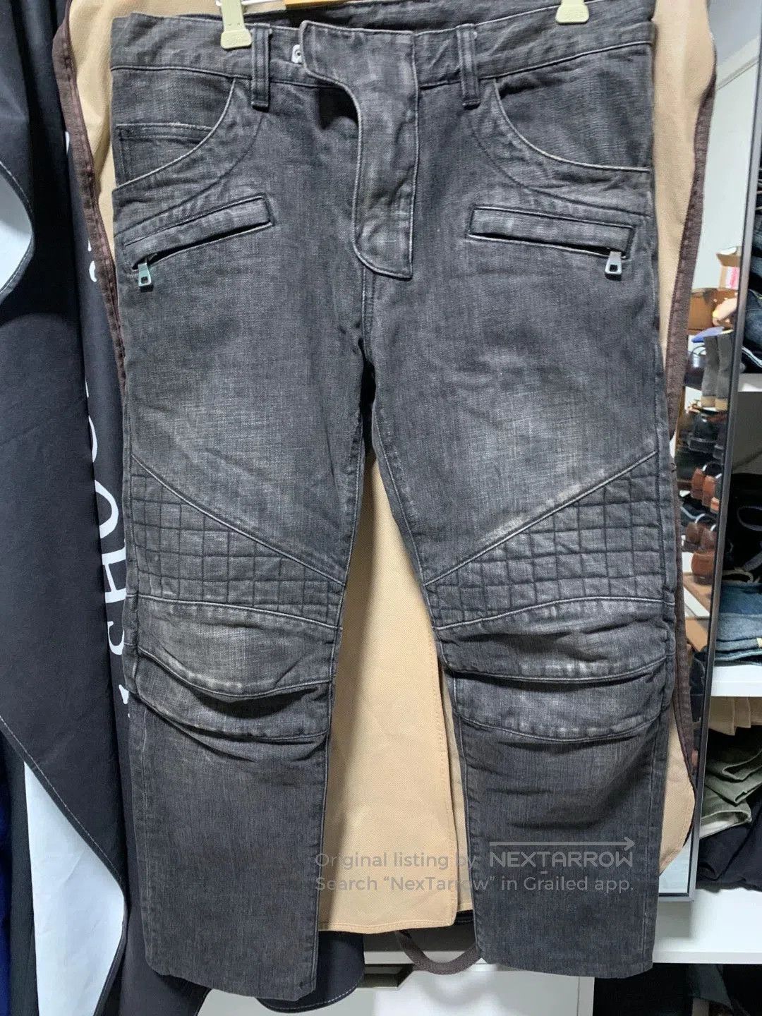Balmain balmain classic jeans in black gray wash. Size US 30 / EU 46 - 1 Thumbnail