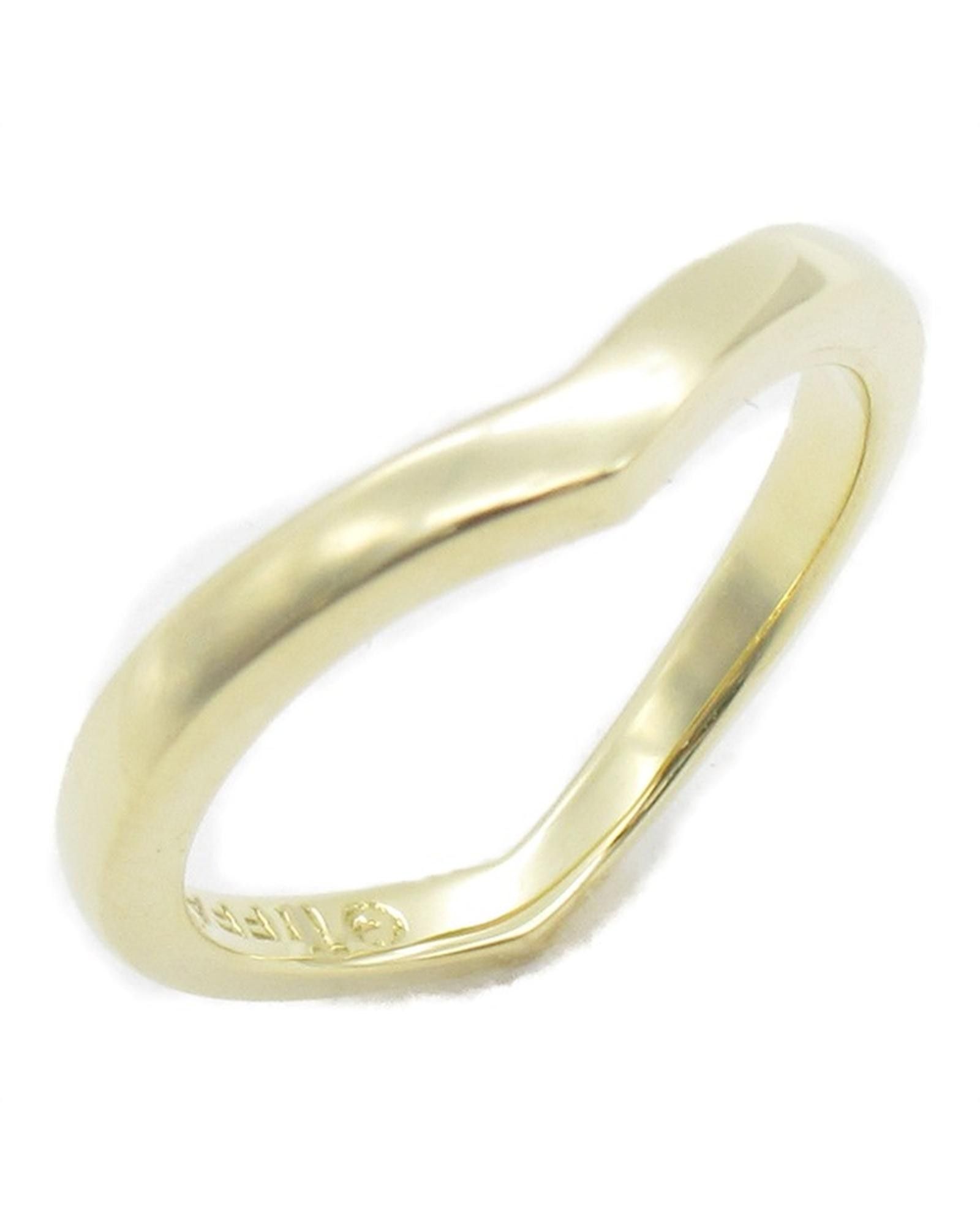 image of Tiffany Co Curved 18K Gold Wedding Band, Women's