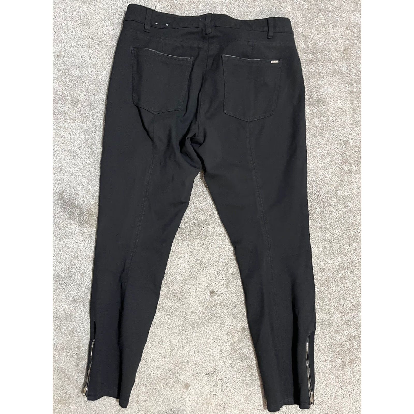 NYDJ VINTAGE Black NYDJ Women's Pants The Skimmer Ankle Zip 8 Size 30" / US 8 / IT 44 - 3 Thumbnail