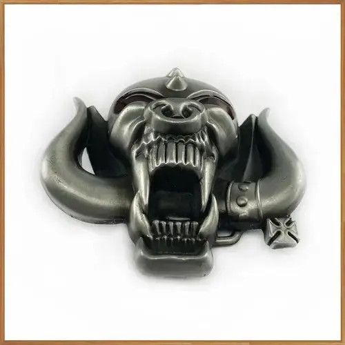 Other Black Exaggerated Skull Head Buckle ( no belt ) Size ONE SIZE - 3 Thumbnail