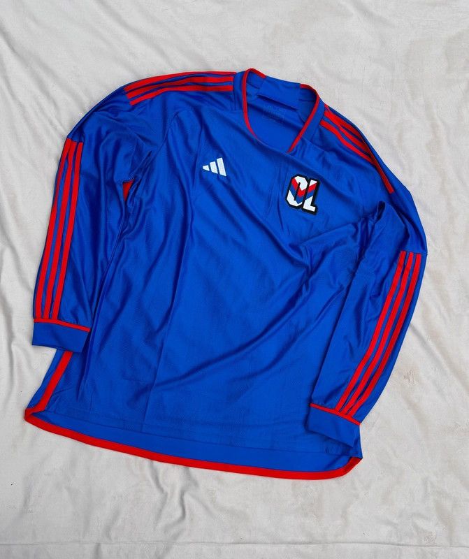 Adidas Adidas AEROREADY Long Sleeve Training Top – Blue/Red Size US XXL / EU 58 / 5 - 2 Thumbnail