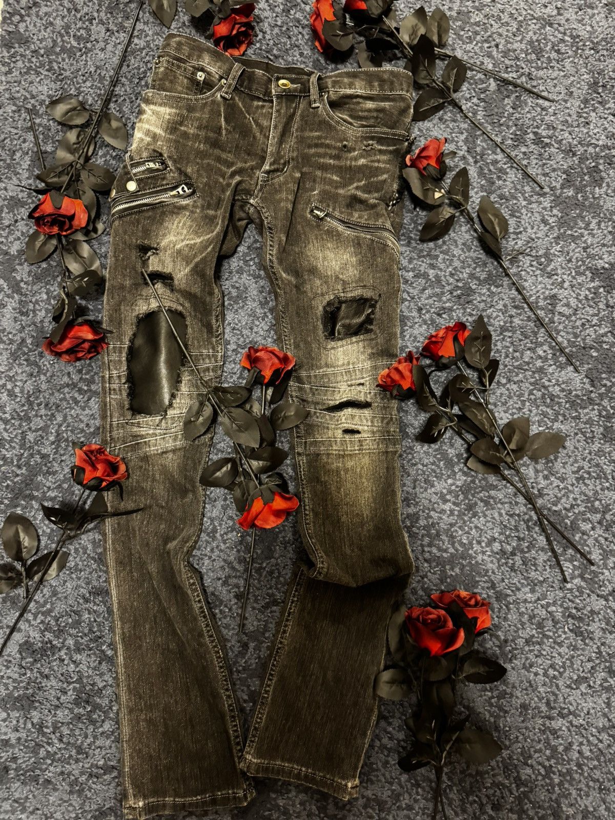 Le Grande Bleu (L.G.B.) LGB Le grande Bleu Archive Ripped Pants Size US 28 / EU 44 - 1 Thumbnail
