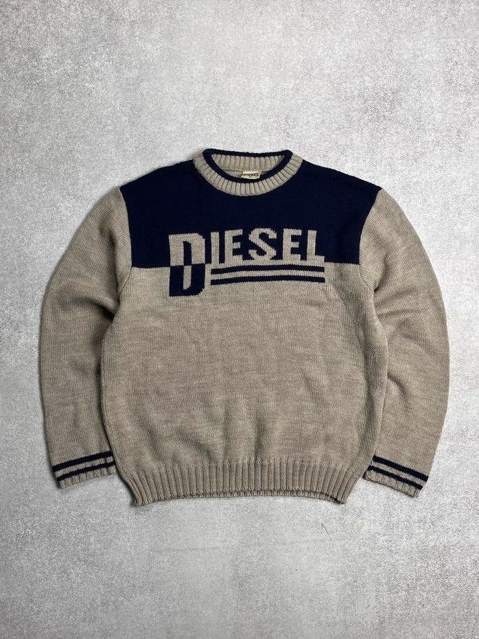 Diesel Vintage Diesel Heavy Avantgarde Knit Sweater Y2K XL Size US XL / EU 56 / 4 - 1 Thumbnail
