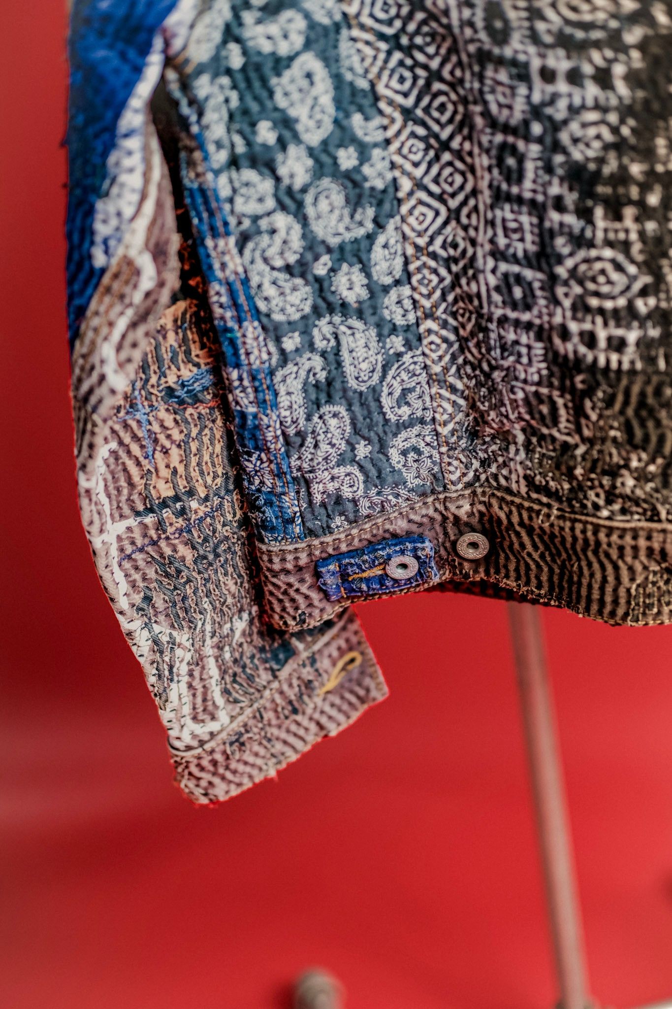 Levi's Jacket Levis 70502xx Selvedge X Sashiko Boro Sorosjacket Size US M / EU 48-50 / 2 - 2 Thumbnail