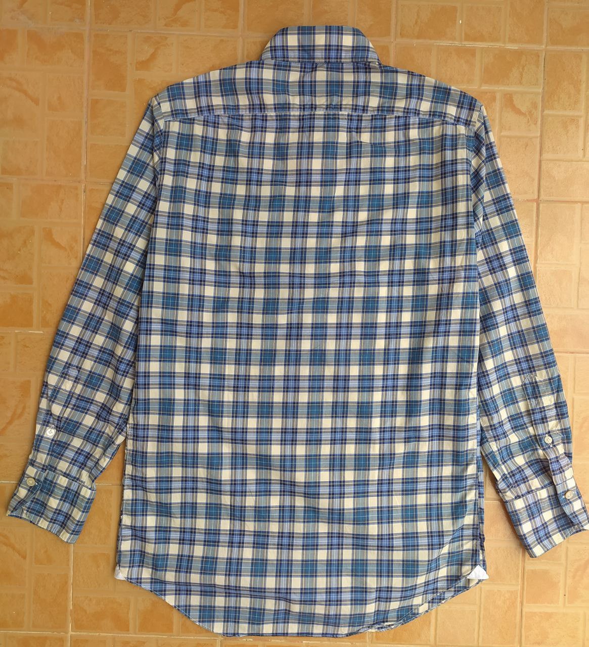 Finamore FINAMORE NAPOLI BUTTON UP CHECKED SHIRT SIZE S Size US S / EU 44-46 / 1 - 4 Thumbnail
