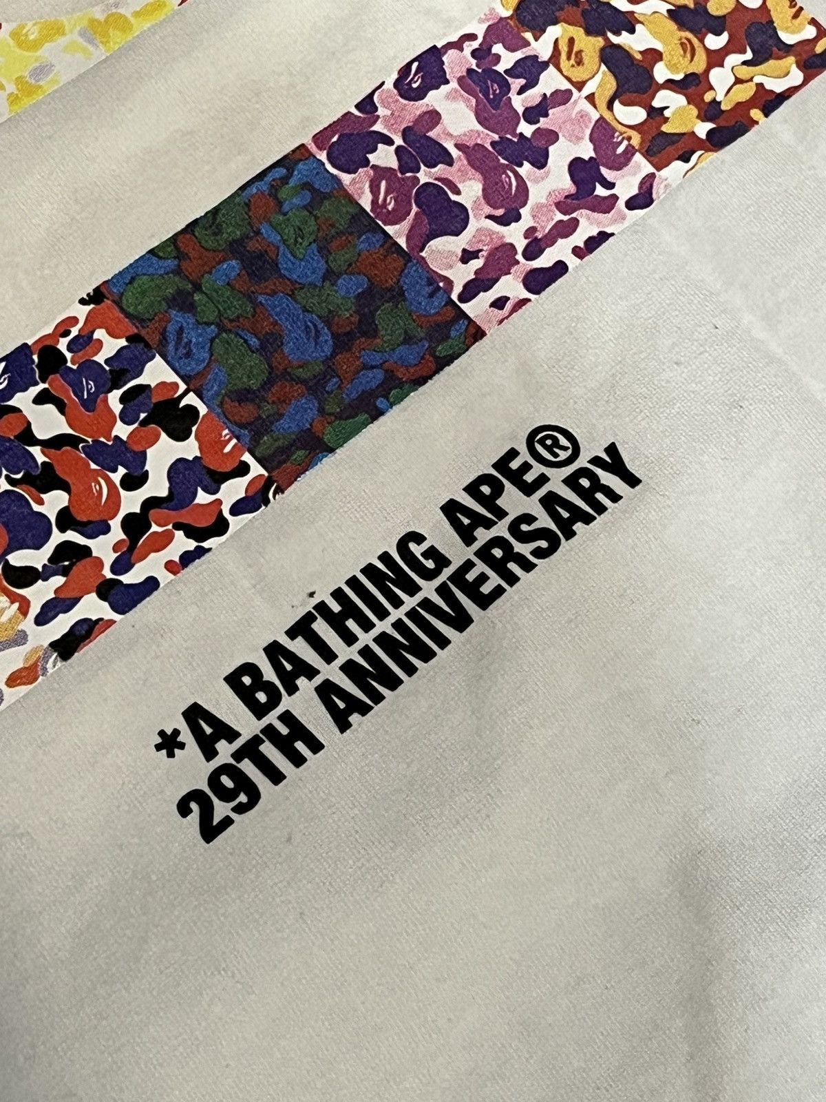 Bape A Bathing Ape 29th Anniversary Crazy Exclusive Camo Tee Size US XXL / EU 58 / 5 - 12 Thumbnail