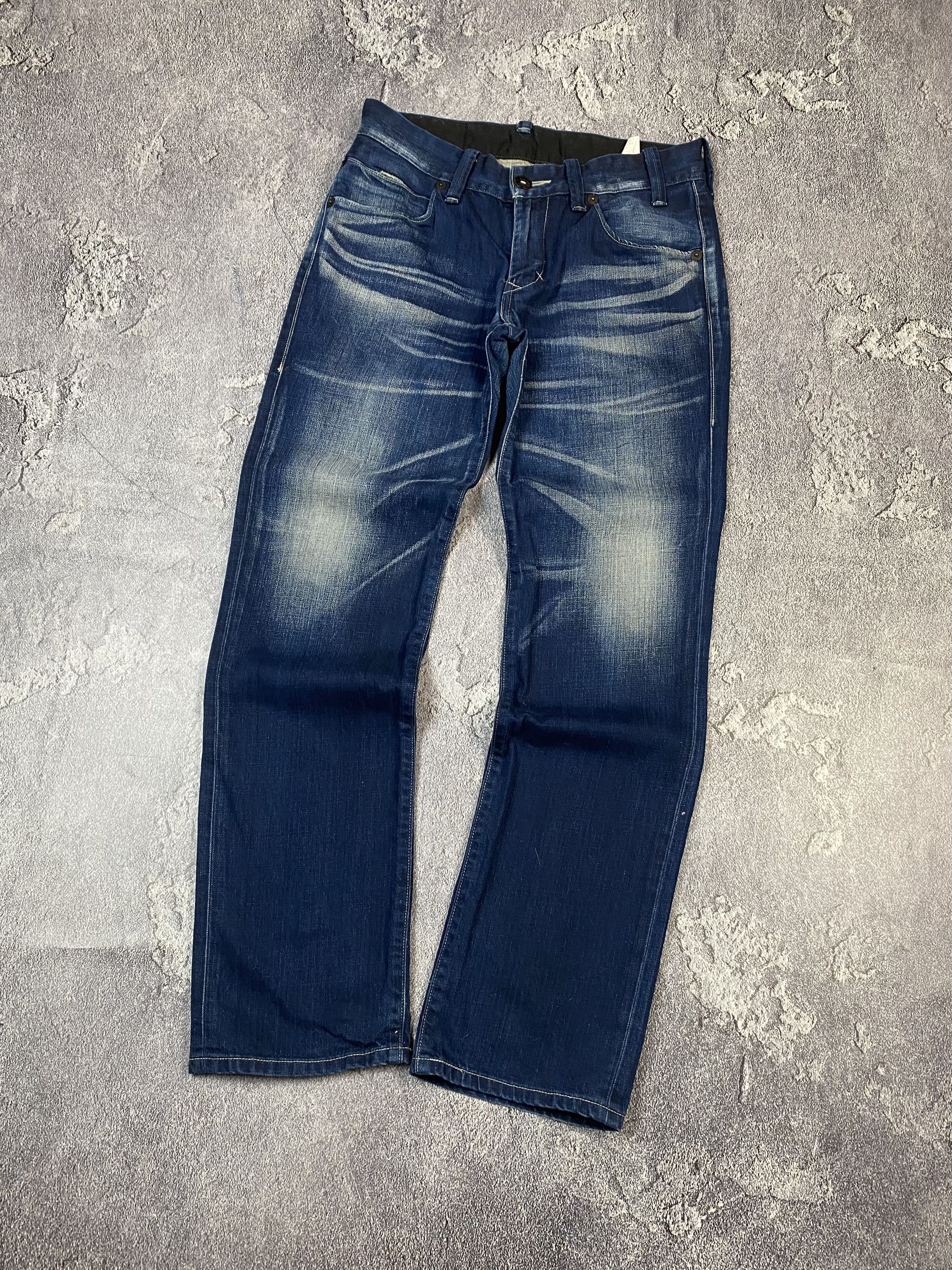 Levi's VTG Levi's 504 Crazy Faded Blue Straight Fit Jeans Size US 32 / EU 48 - 6 Thumbnail