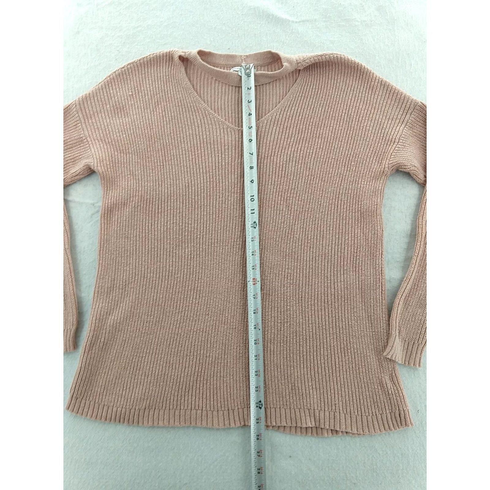 American Eagle Outfitters Stylish Minimalist Cotton Crew Neck Sweater Women Size M Size M / US 6-8 / IT 42-44 - 5 Thumbnail