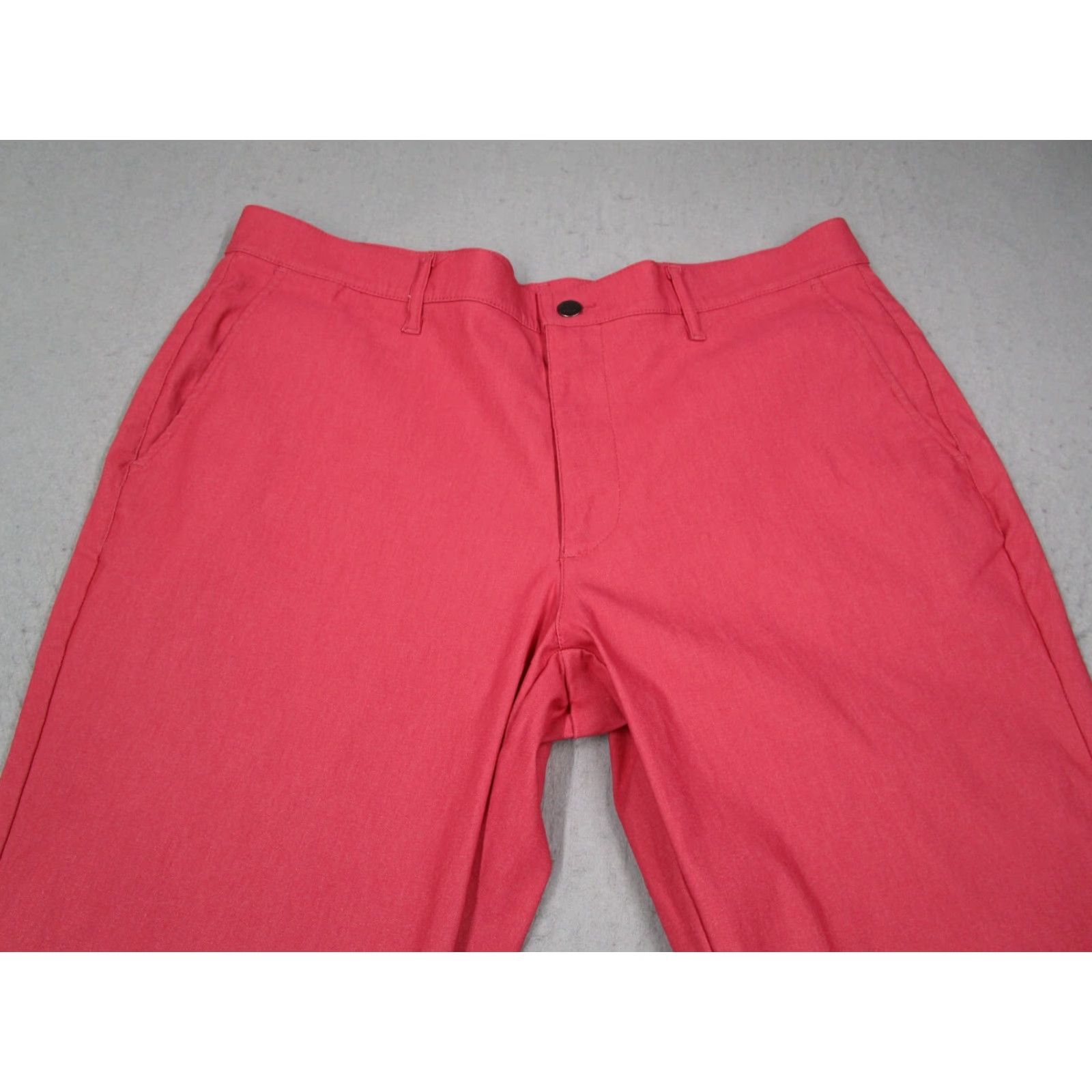 Mizzen+Main Mizzen Main Pants Mens 36 Red Flat Front 5 Pocket Performance Chino Size US 36 / EU 52 - 2 Thumbnail