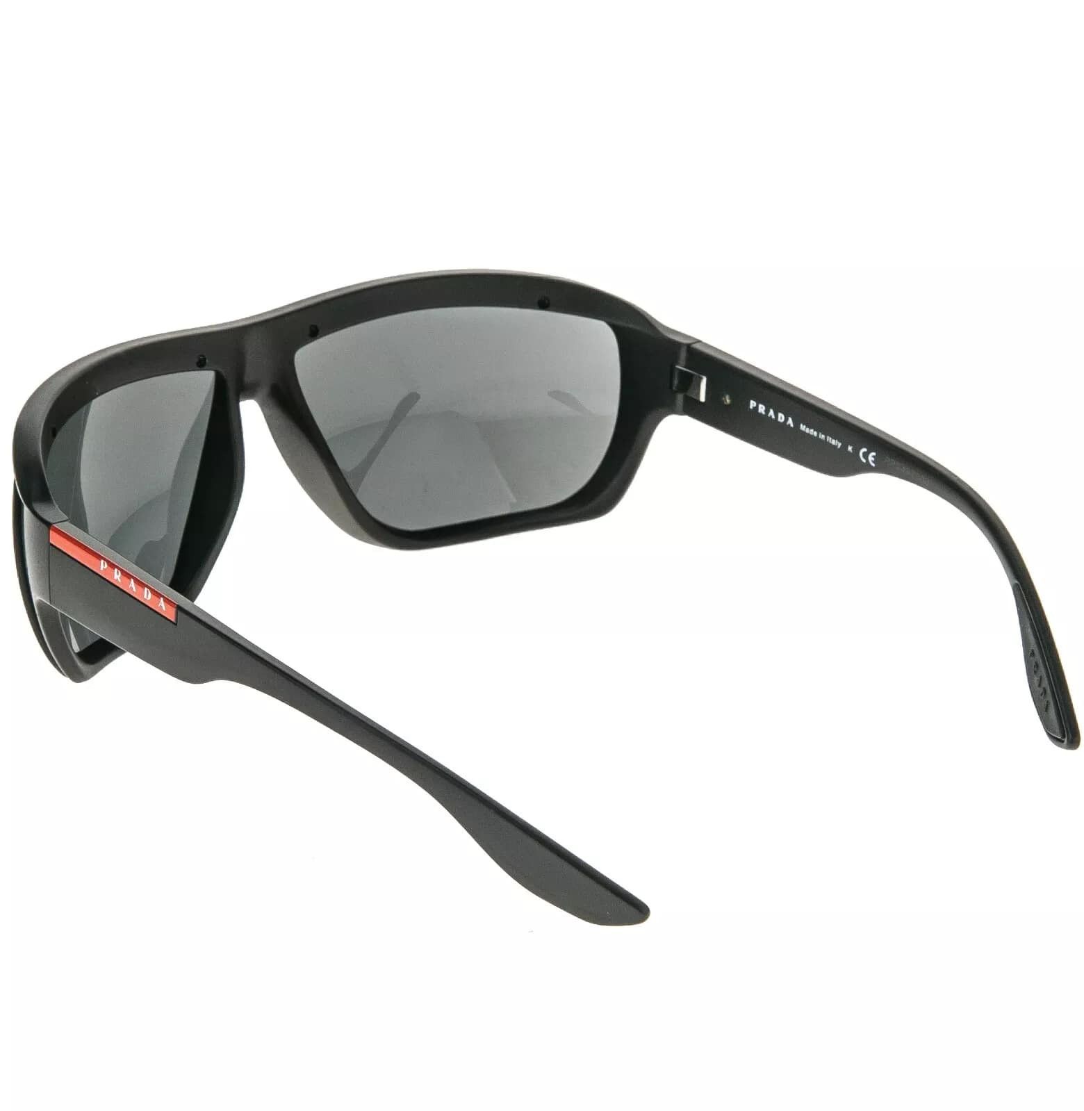 Prada PRADA 09V Linea Rossa Sport Nylon Sunglasses Black PS09VS Size ONE SIZE - 9 Thumbnail