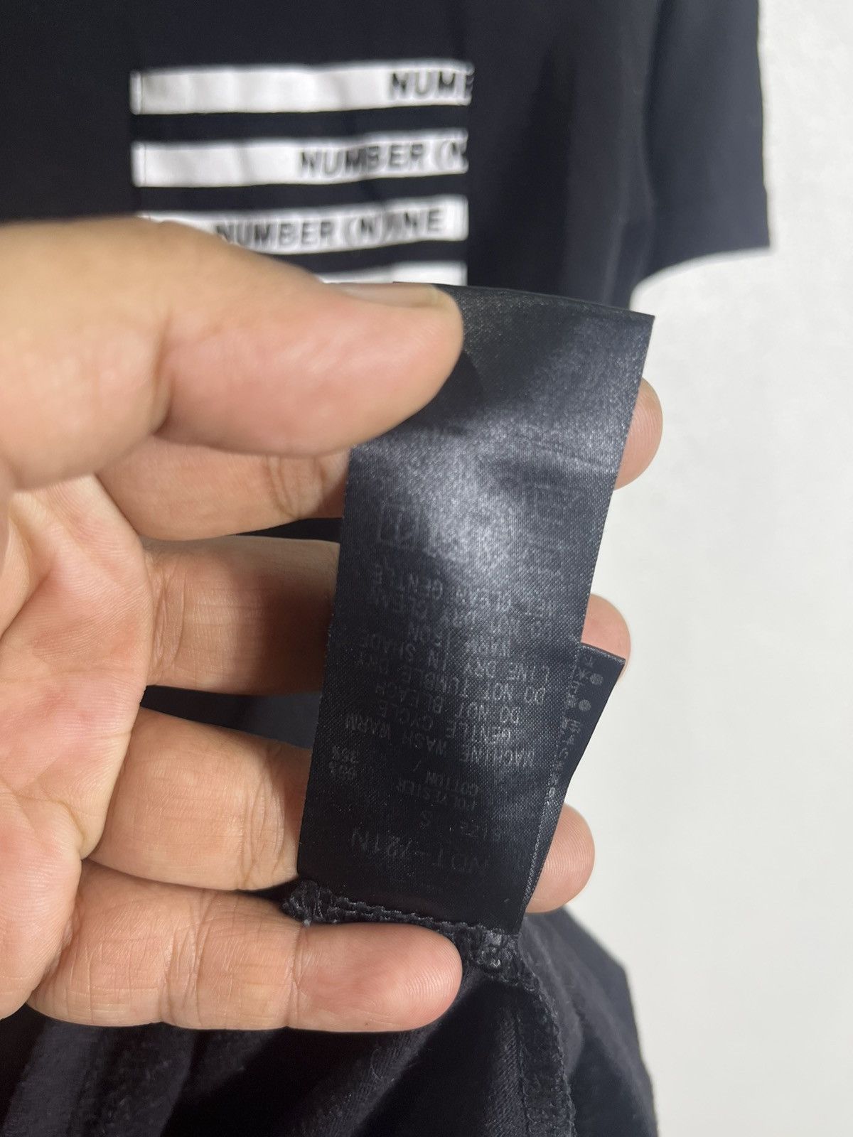 Japanese Brand Number (N)ine Denim Pocket Tshirt Size US S / EU 44-46 / 1 - 5 Thumbnail