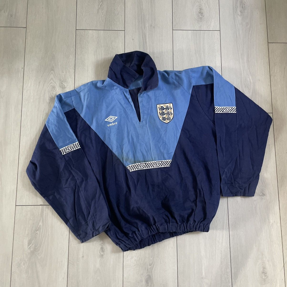 Umbro Retro Vintage England Umbro 90s national Jersey sweatshirt Size US M / EU 48-50 / 2 - 1 Thumbnail