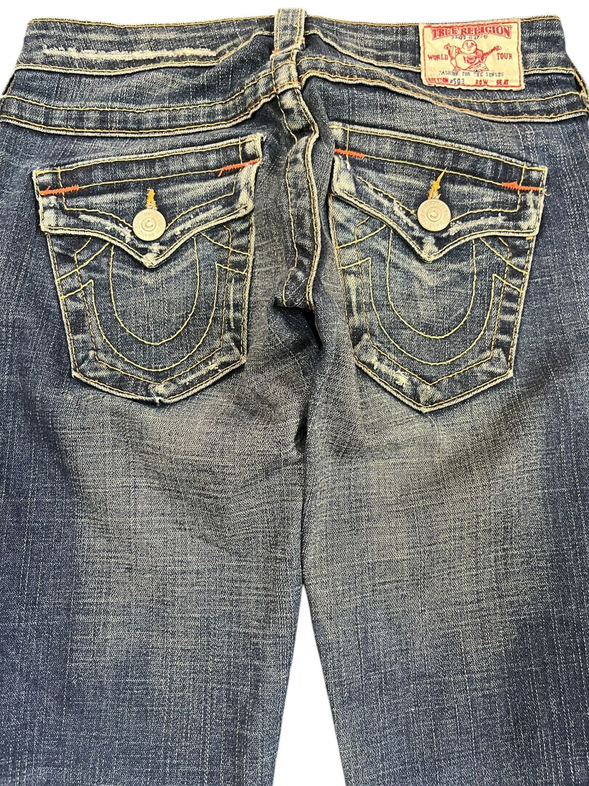 True Religion Vintage True Religion Joey Flare Clawmark Denim Size US 26 / EU 42 - 7 Thumbnail