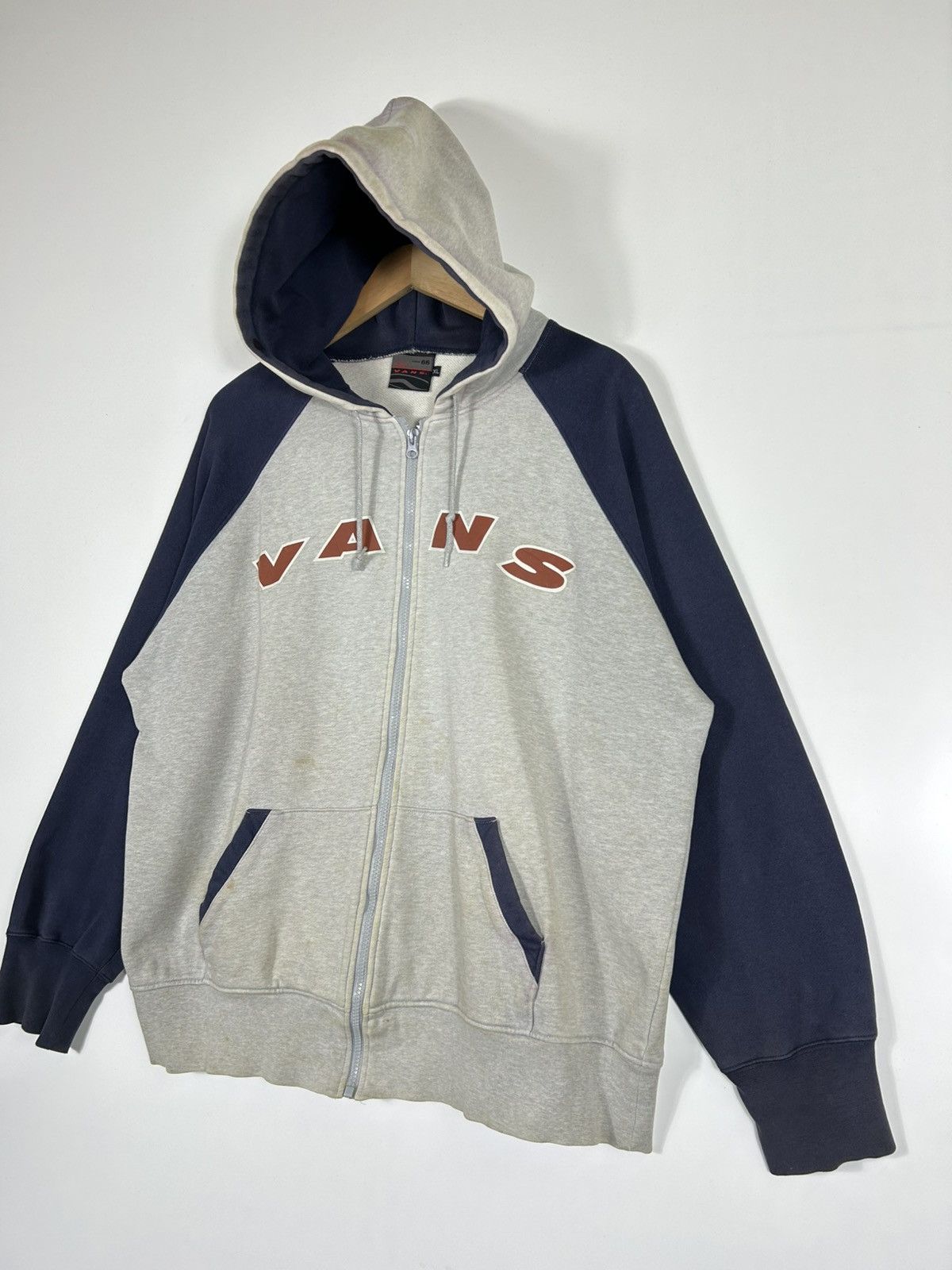 Vans ⚡️Vintage VANS Skateboard Hooded Sweater - XL Size US XL / EU 56 / 4 - 3 Thumbnail