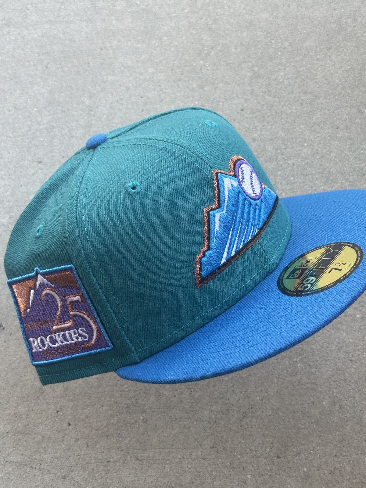 Hat Club × MLB × New Era Colorado Rockies OG NBA Crossover Utah Jazz Fitted 7 1/4 Size ONE SIZE - 1 Thumbnail
