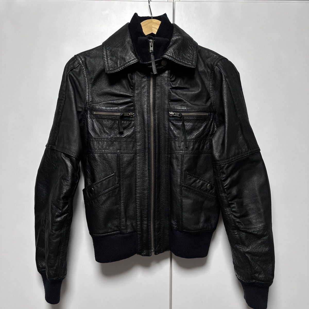 Other Leather jacket No Name BLACK OUT motolady japanes brand rare Size M / US 6-8 / IT 42-44 - 1 Thumbnail