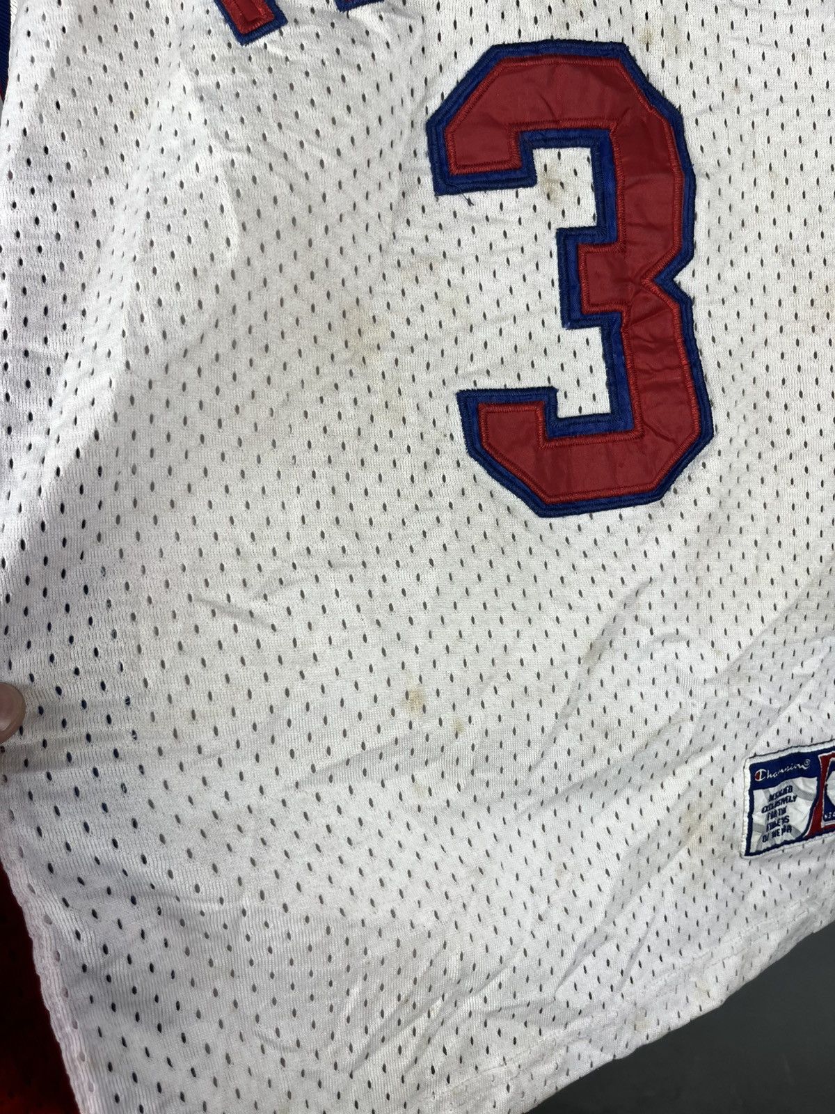 Vintage Champion Detroit Pistons Basketball Jersey Ben Wallace Size US M / EU 48-50 / 2 - 5 Thumbnail