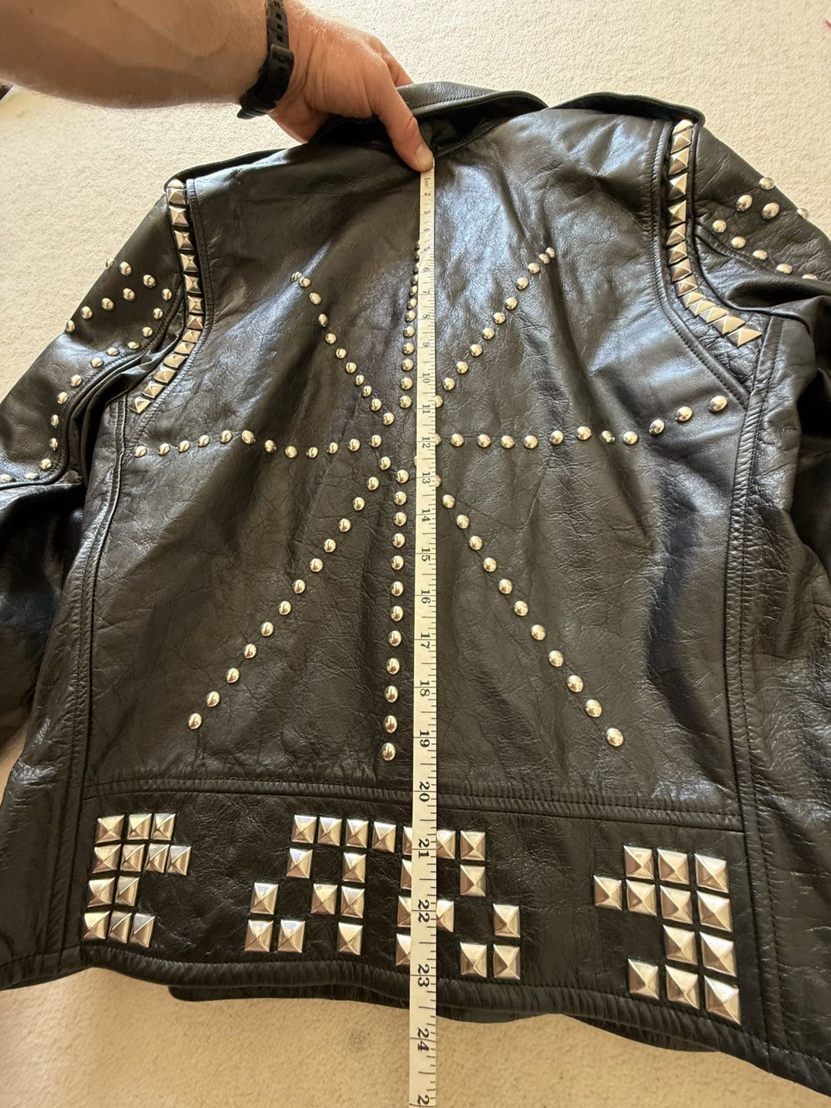 Saint Laurent Paris FW16 Saint Laurent studded leather biker jacket Hedi Grail Size US M / EU 48-50 / 2 - 8 Thumbnail