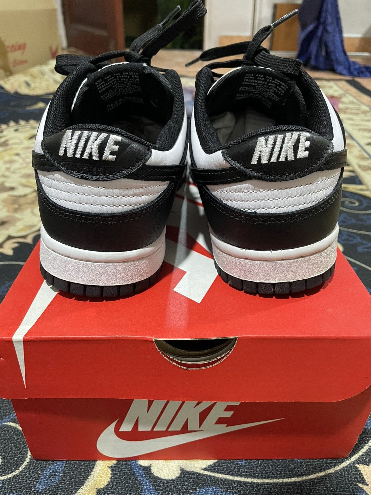 Nike Nike Dunk Low Retro ‘Panda’ Black White - Classic Size US 7 / EU 40 - 3 Thumbnail