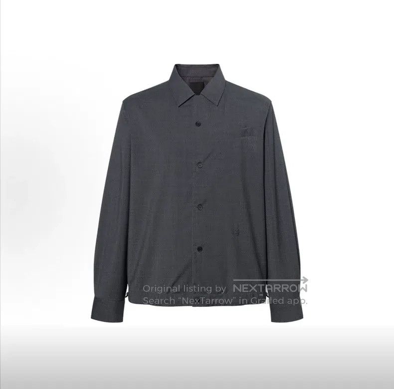 Givenchy Givenchy Wool Jacket Coat Dark Grey Size US M / EU 48-50 / 2 - 8 Thumbnail