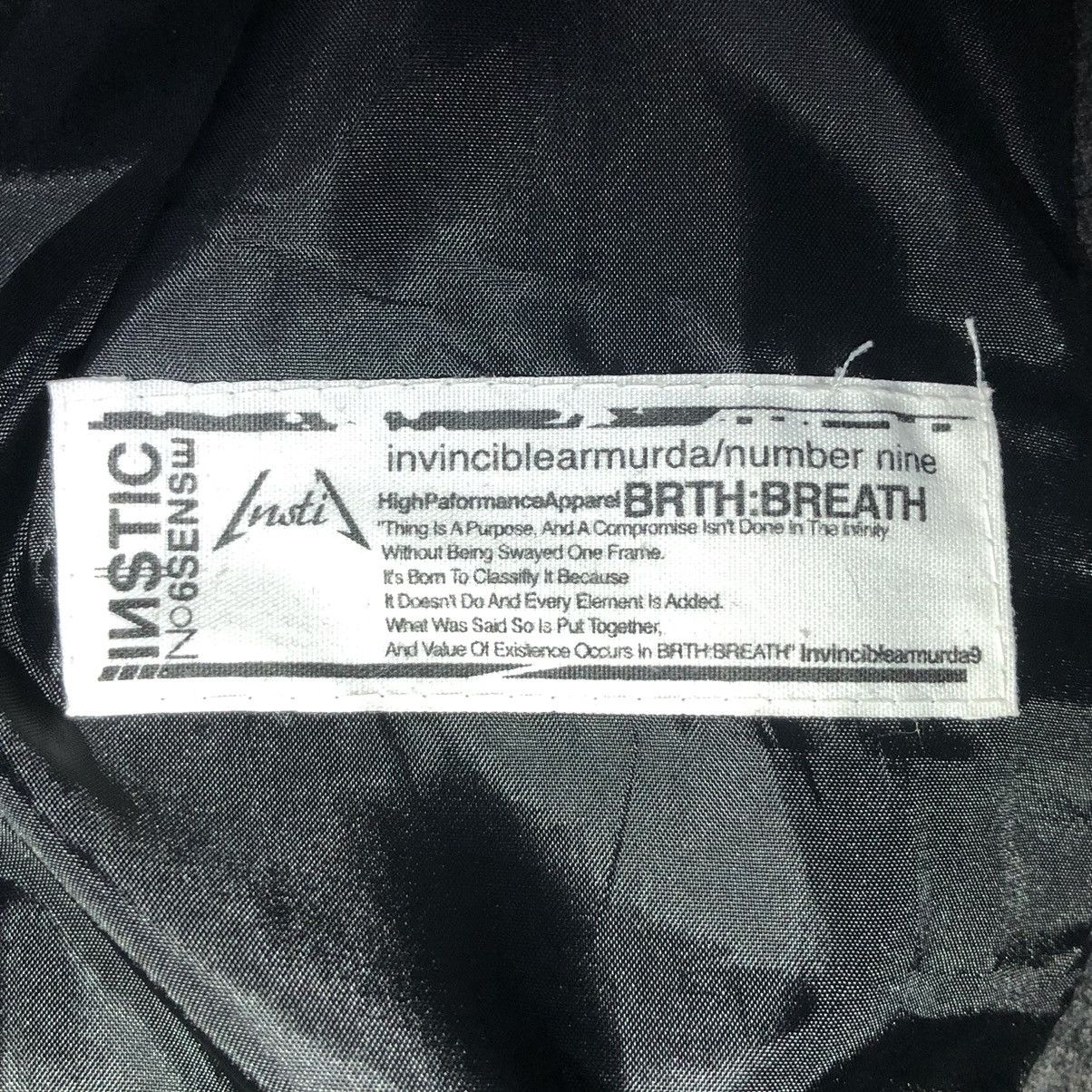 Japanese Brand Brth Breath x Number Nine emrodery cross logo varsity jacket Size US XL / EU 56 / 4 - 11 Thumbnail
