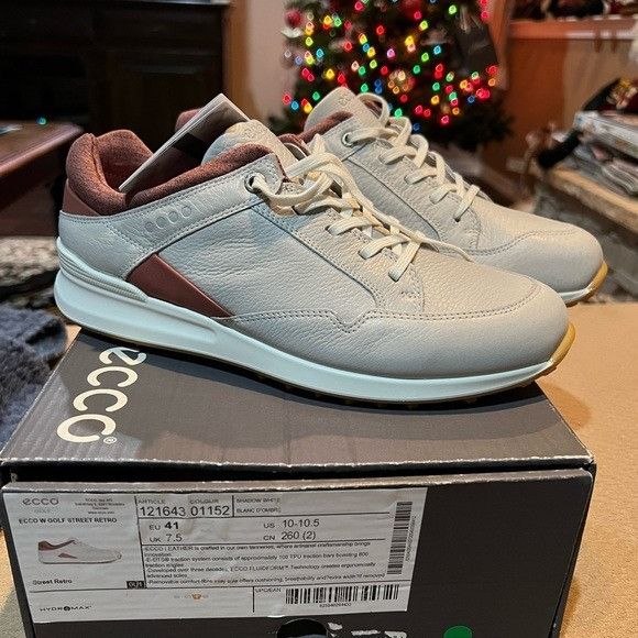 Ecco ECCO Women’s Street Retro Golf Shoes -‎ NWT Size US 10 / IT 40 - 5 Thumbnail