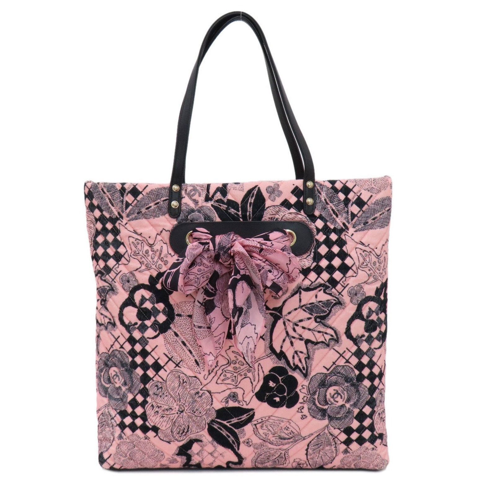Chanel Pink Cotton Coco Mark