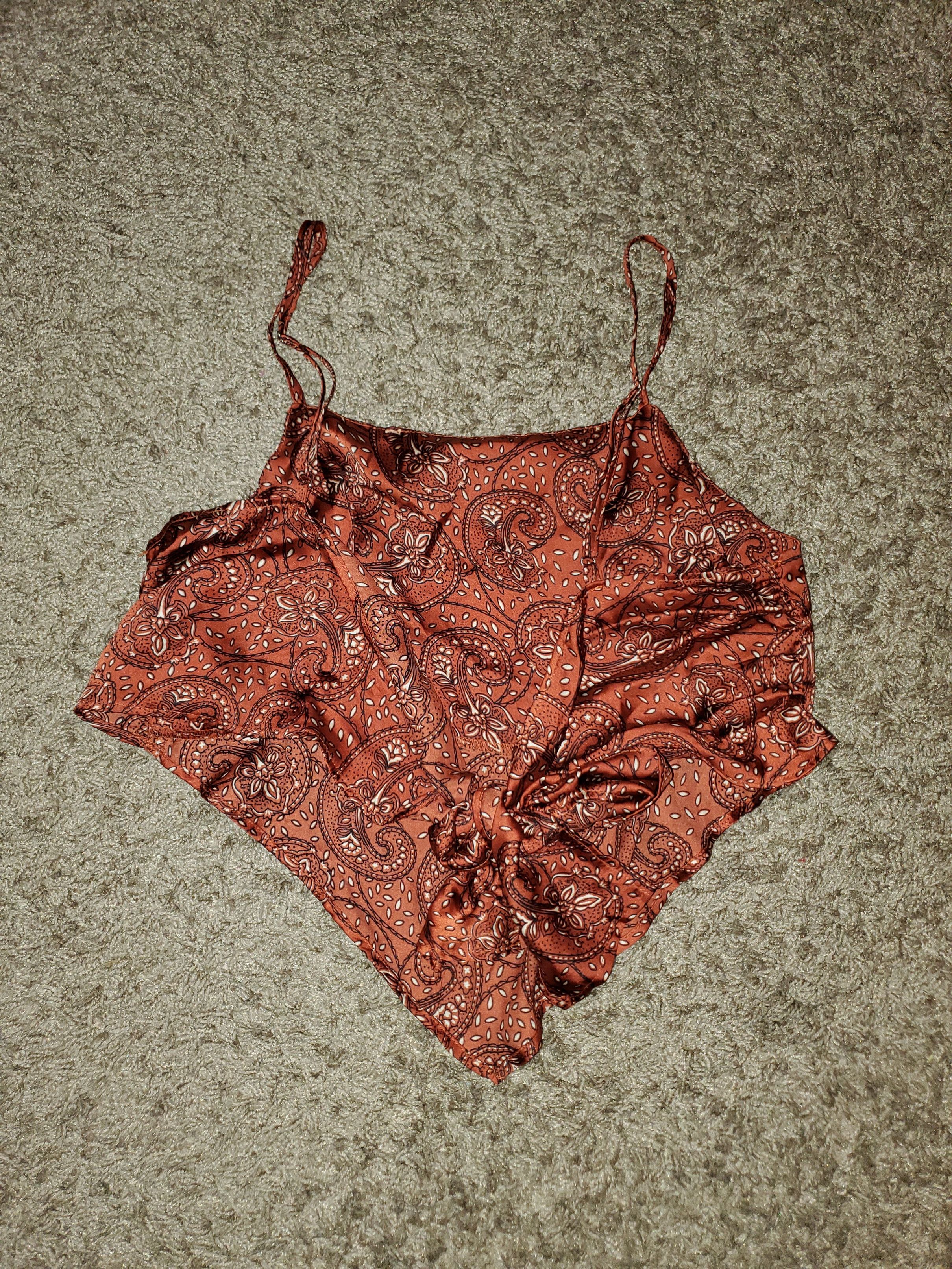 Other Silky paisley bandana tie back top with adjustable straps Size M / US 6-8 / IT 42-44 - 3 Thumbnail