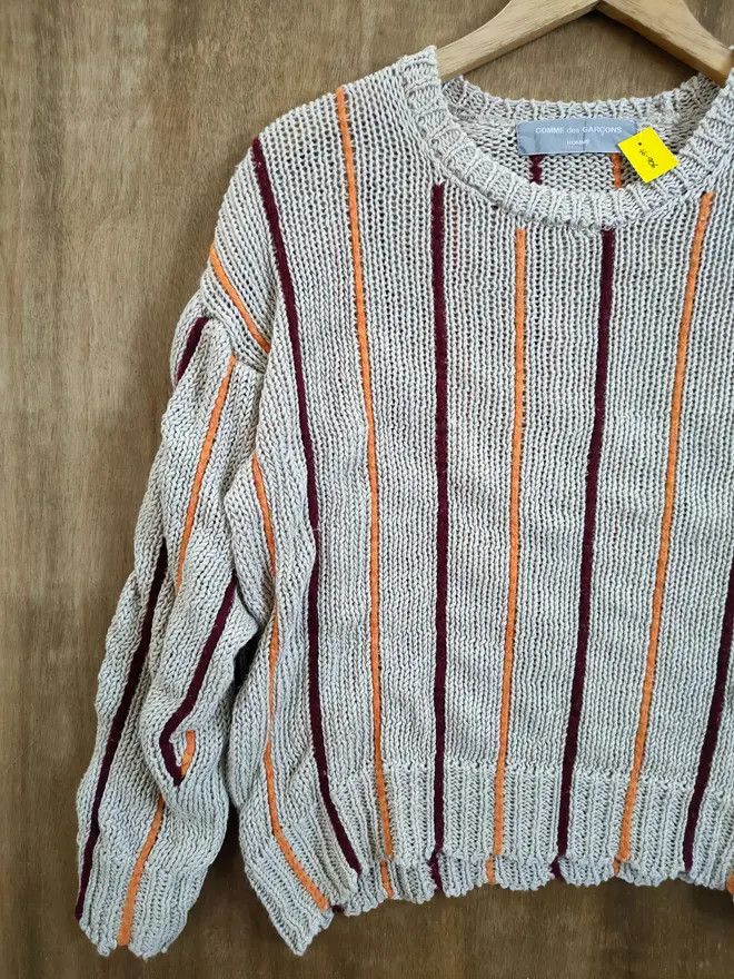 Comme des Garcons 💥 Comme Des Garcon Homme stripe knitwear DL #46-906 Size US S / EU 44-46 / 1 - 7 Thumbnail