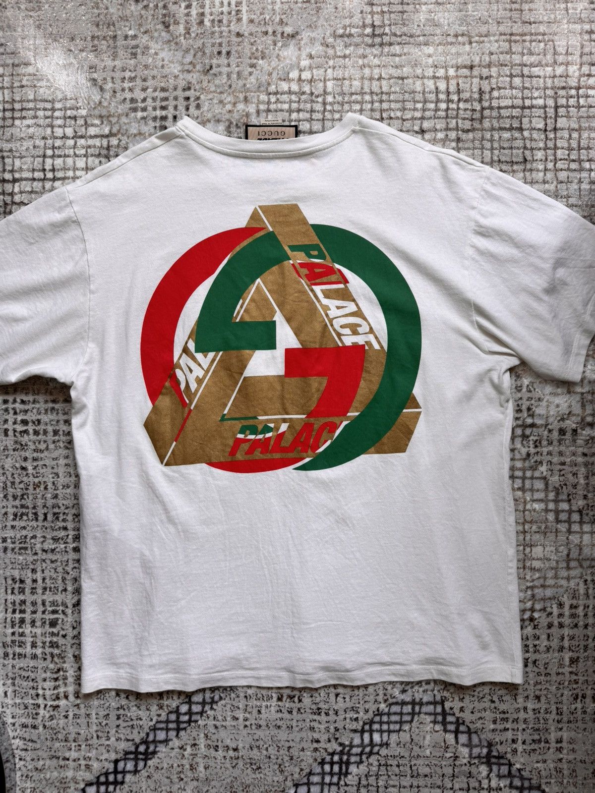 image of Gucci Palace Tee in White, Men's (Size XL)