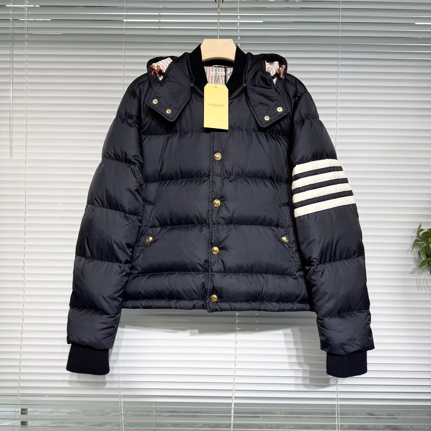 Thom Browne Thom Browne Dark Blue Down Jacket Size US M / EU 48-50 / 2 - 1 Thumbnail