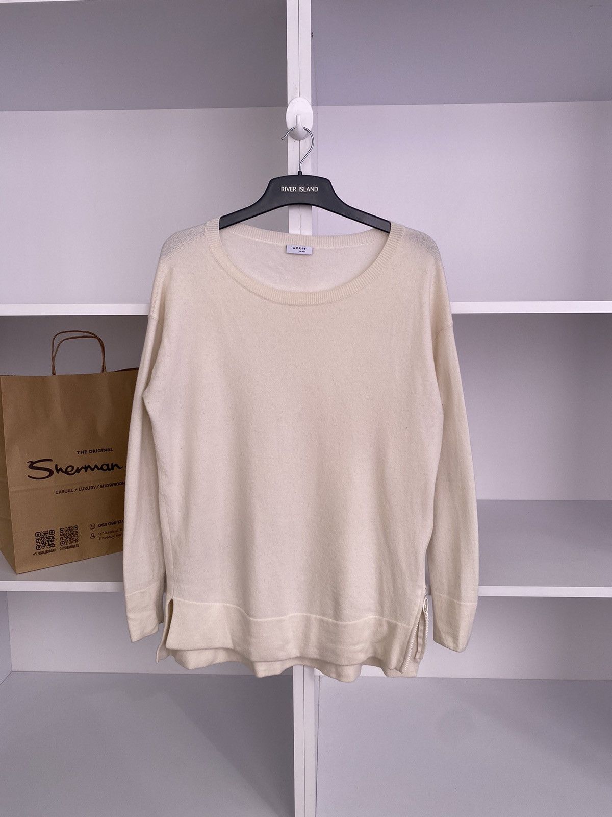 Akris × Designer × Vintage Vintage Akris Women’s Sweater Size L / US 10 / IT 46 - 1 Thumbnail