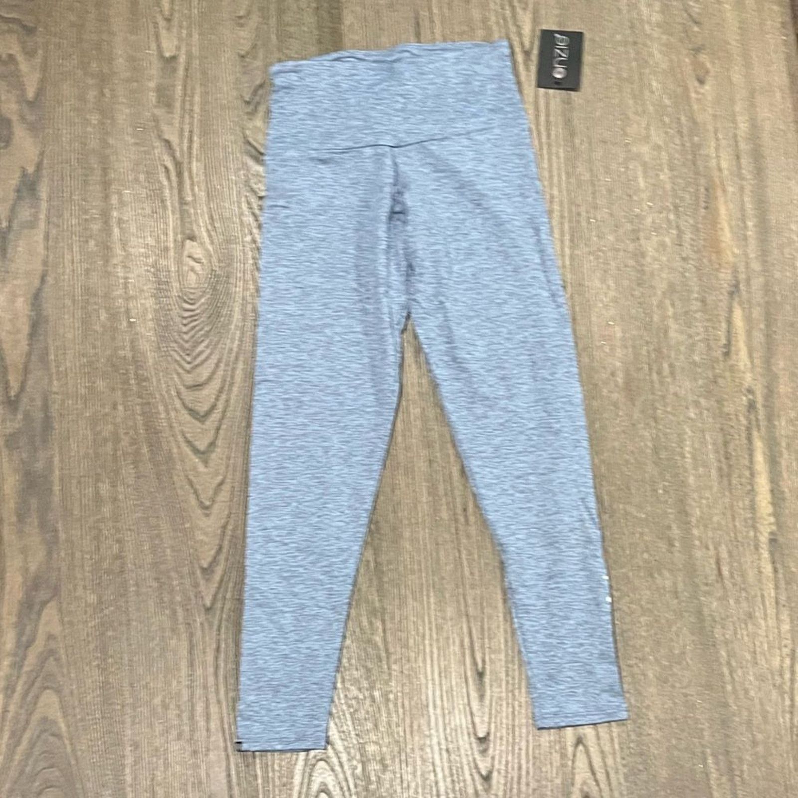 Vintage NWT Tonal Onzie Luxe Leggings Heathered Blue Size XS Size 24" / US 00 / IT 34 - 2 Thumbnail