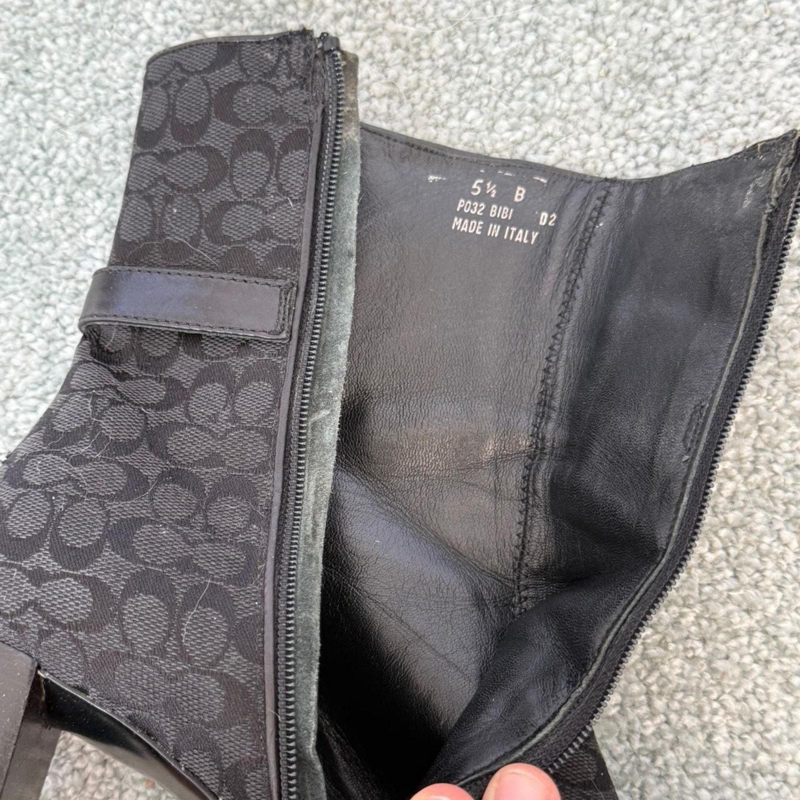 Coach Vintage Black Coach Boots Size US 5.5 / IT 35.5 - 5 Thumbnail