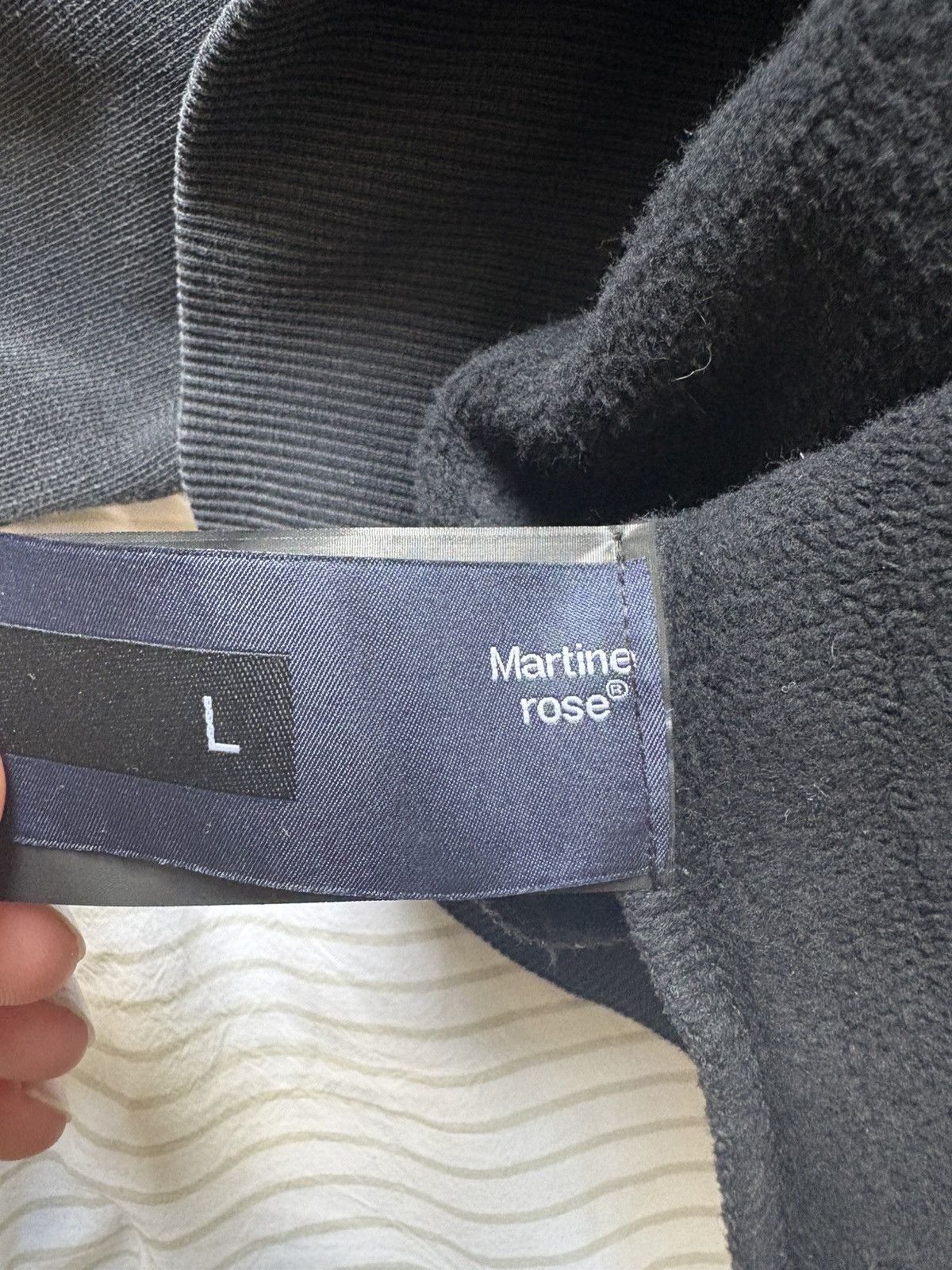 Martine Rose Martine Rose black logo hoodie Size US S / EU 44-46 / 1 - 4 Thumbnail