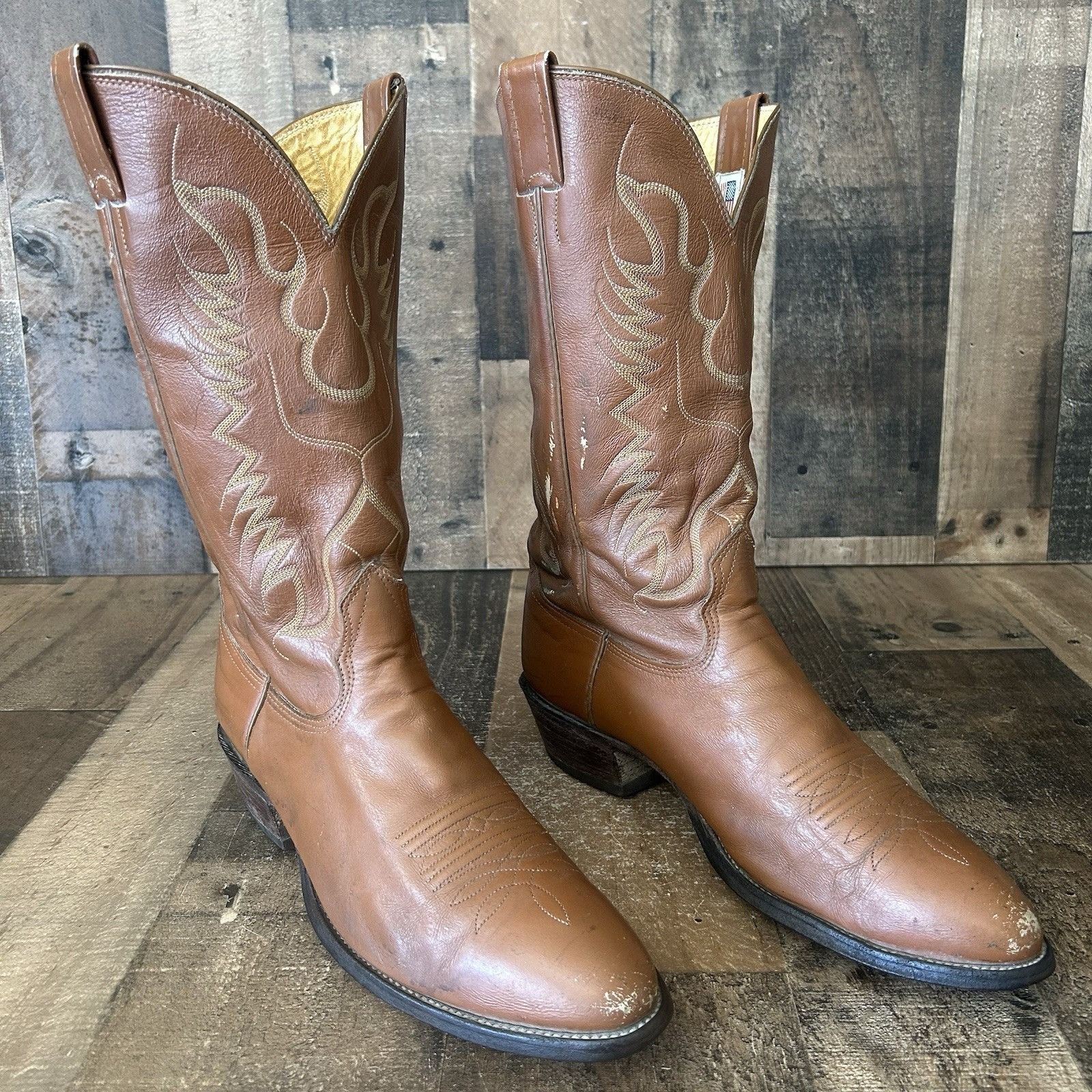 Nocona Boots Nocona Vintage Western Cowboy Boots Mens 11 D Size US 11 / EU 44 - 1 Thumbnail