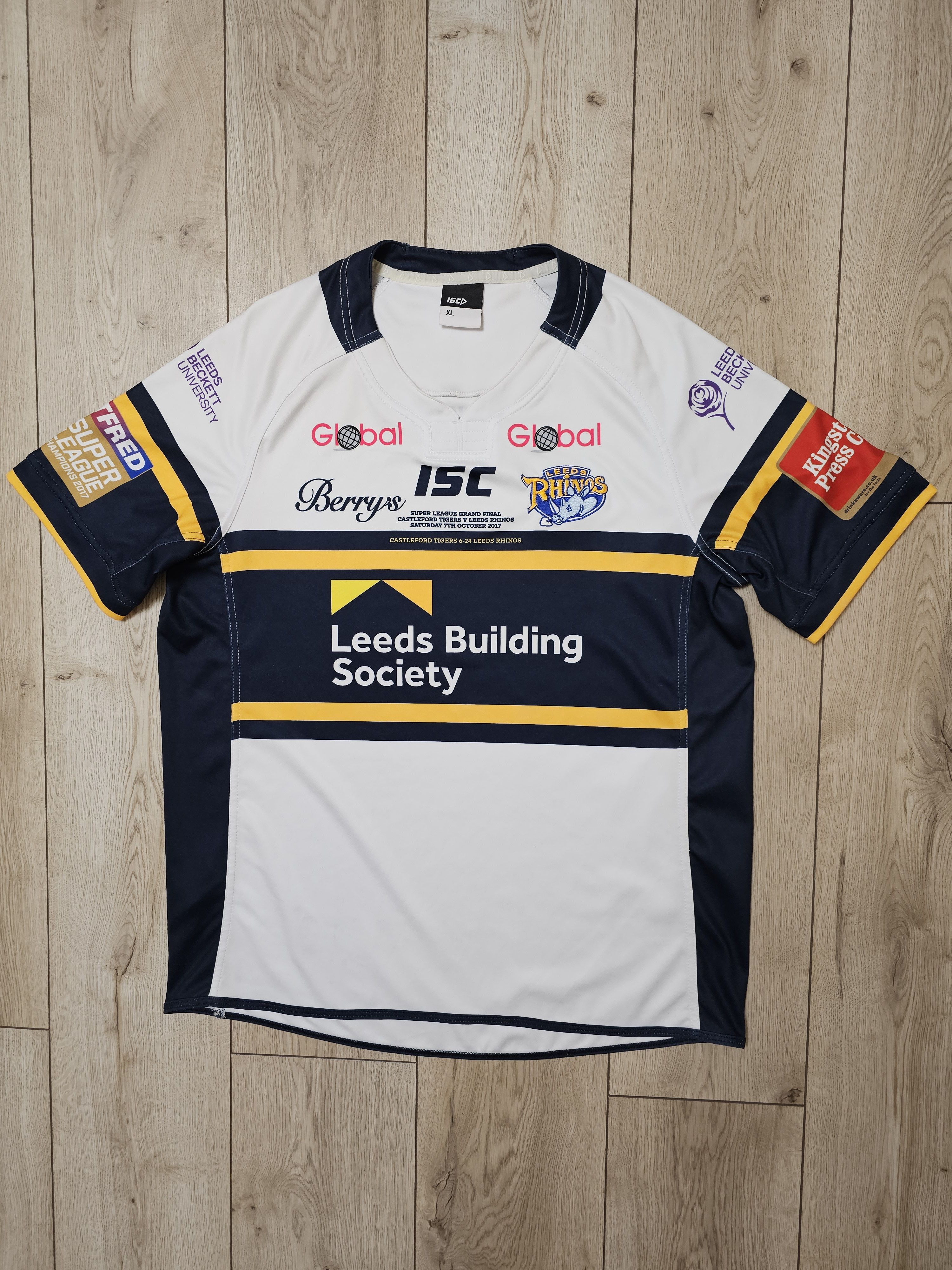 Other LEEDS RHINOS RUGBY JERSEY 2017 GRAND FINAL ENGLAND RUGBY Size US XL / EU 56 / 4 - 1 Thumbnail