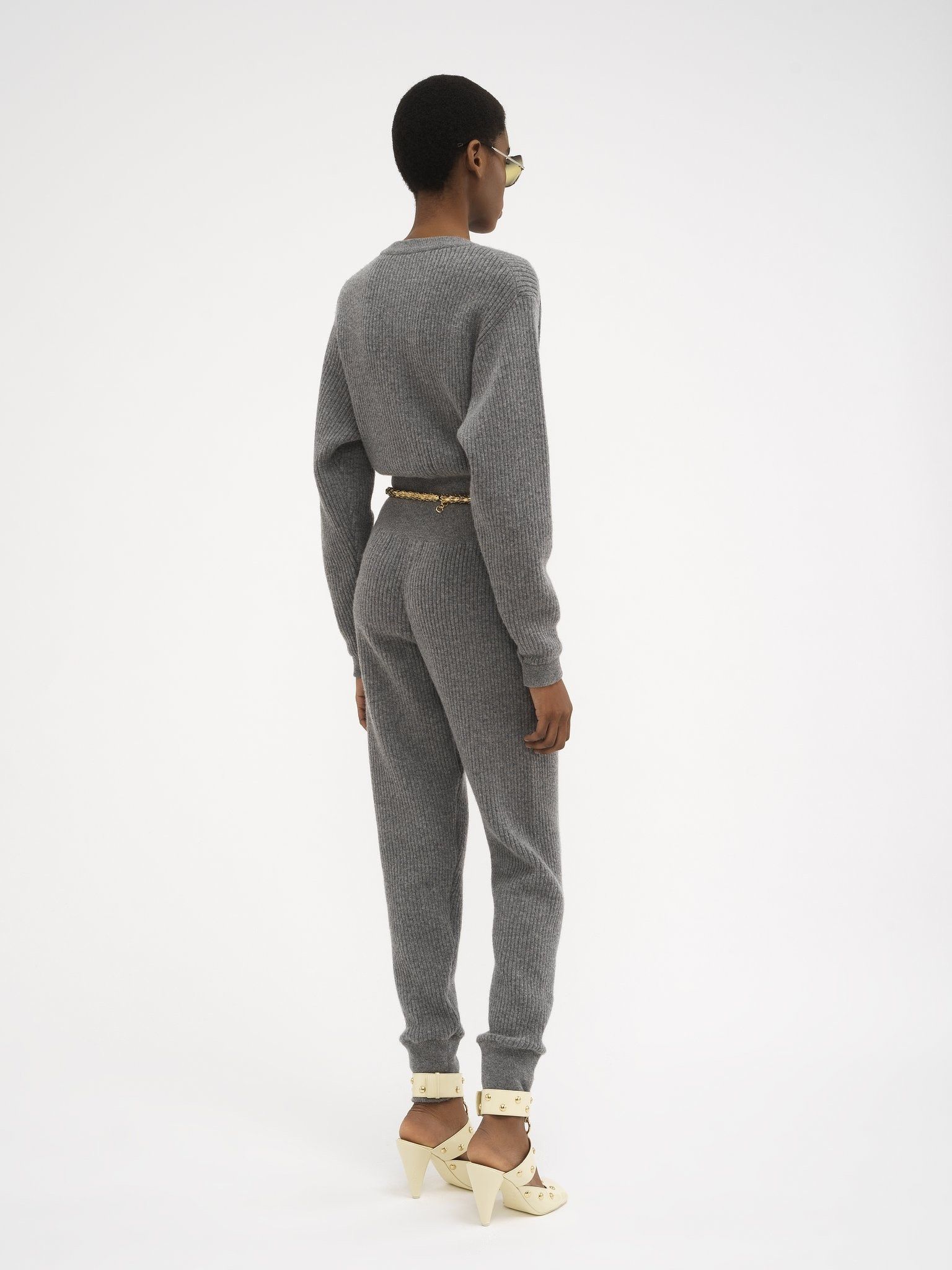 Chloe o1loc1c11025 Jumpsuite in Divine Grey Size 27" / US 4 / IT 40 - 4 Thumbnail