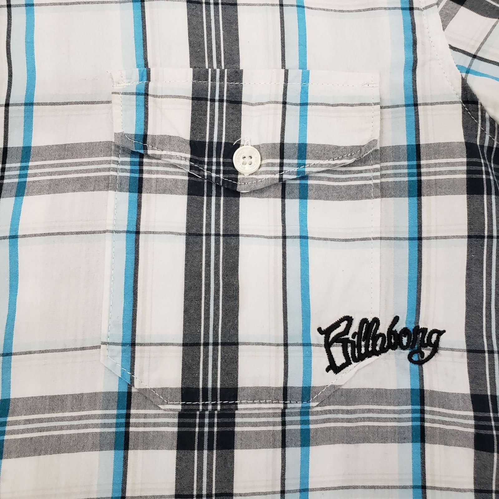 Billabong Billabong Shirt Embroidered Logo Short Sleeve Plaid Check Size US M / EU 48-50 / 2 - 5 Thumbnail