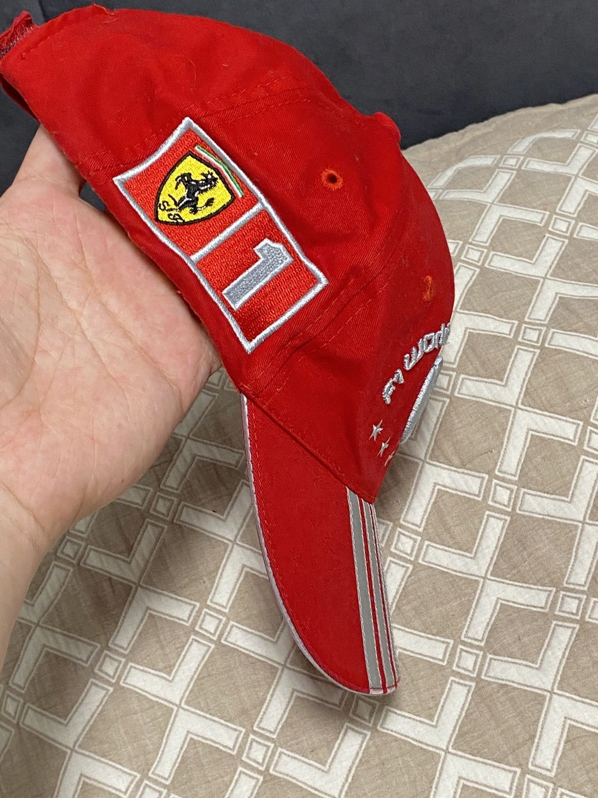 Ferrari × Vintage Ferrari F1 World Champion Michael Schumacher Red Cap Size ONE SIZE - 3 Thumbnail