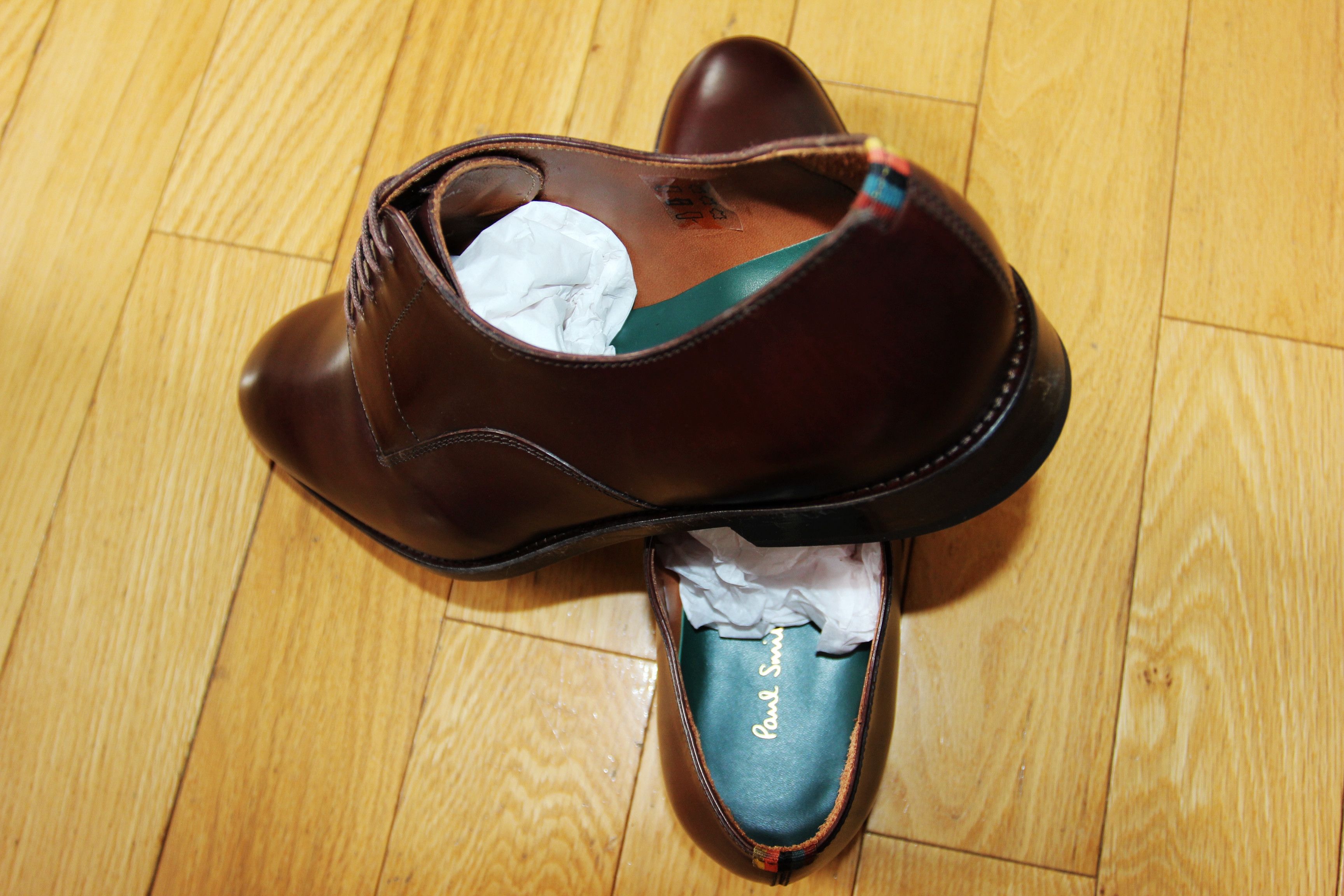 Paul Smith BNWT AW23 PAUL SMITH FES CHOCOLATE COW LEATHER SHOES 43.5 Size US 10.5 / EU 43-44 - 4 Thumbnail