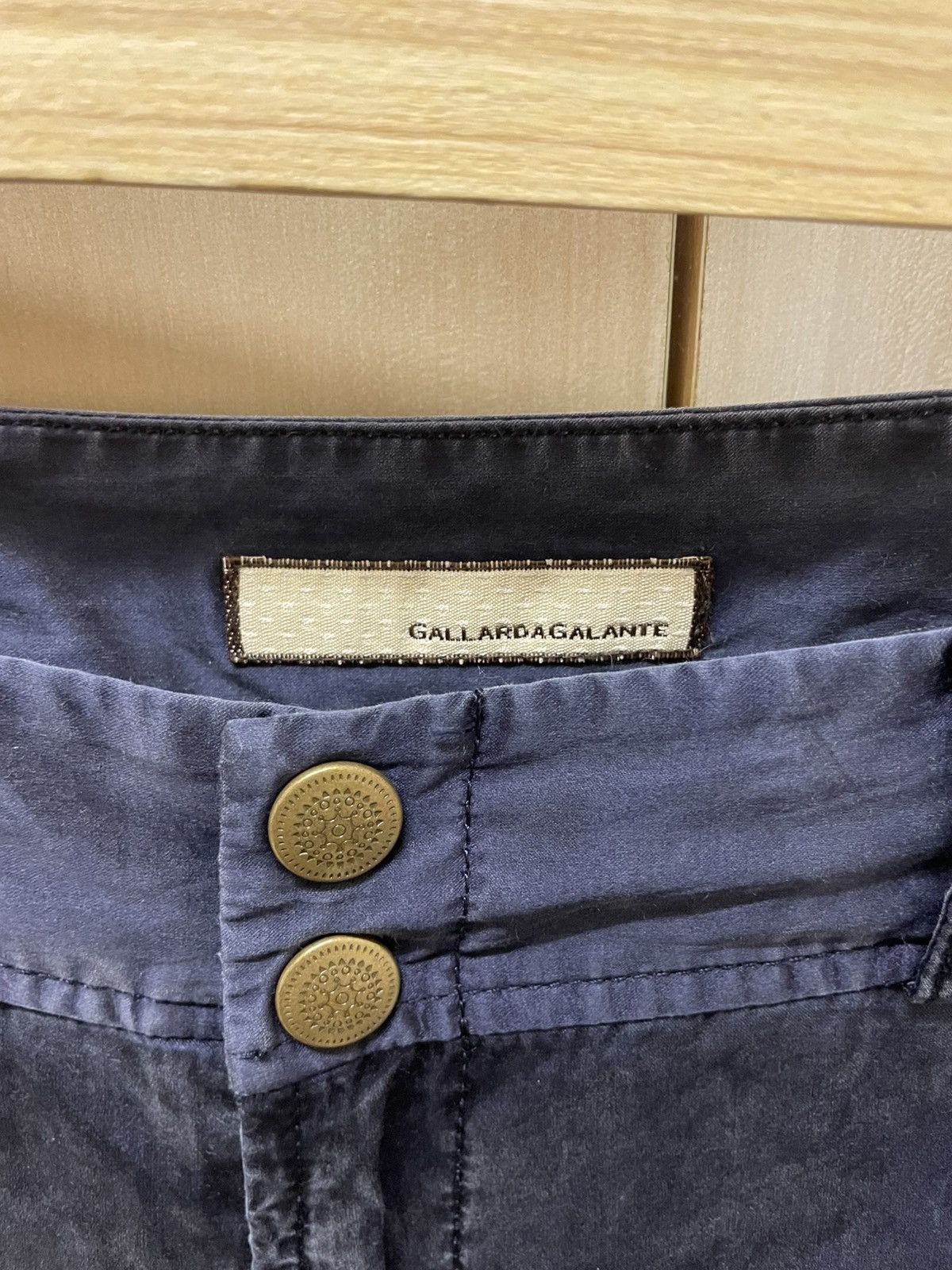 Japanese Brand Gallarda Galante Cotton Silk Cargo Jogger Pants Size 29" - 11 Thumbnail