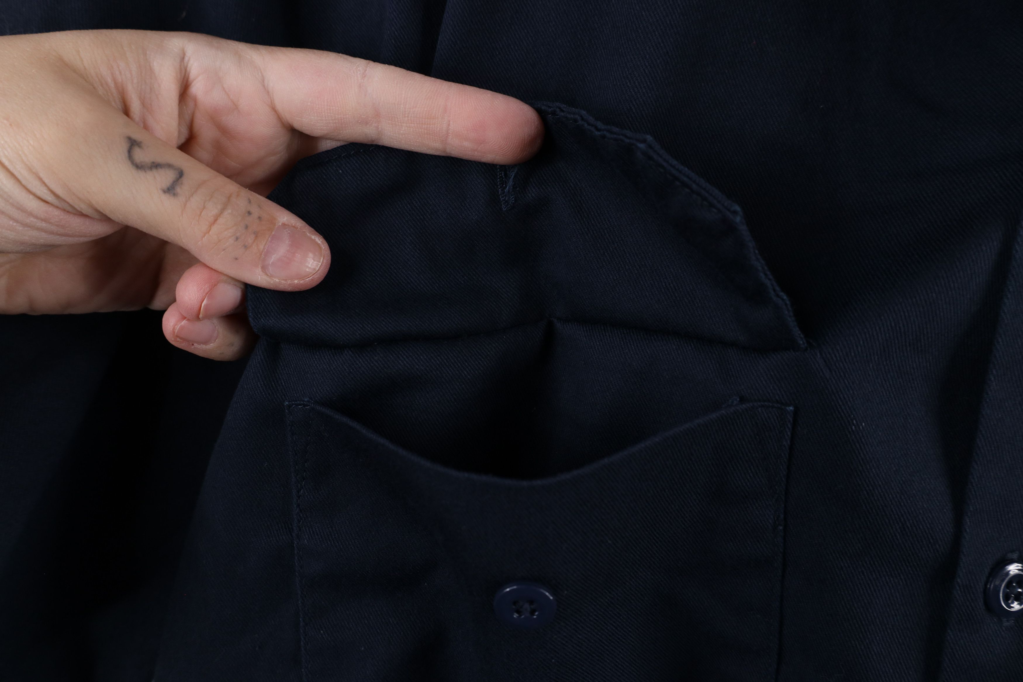 Dickies × Vintage Vintage Dickies Spell Out Short Sleeve Work Mechanic Shirt Size US XL / EU 56 / 4 - 6 Thumbnail