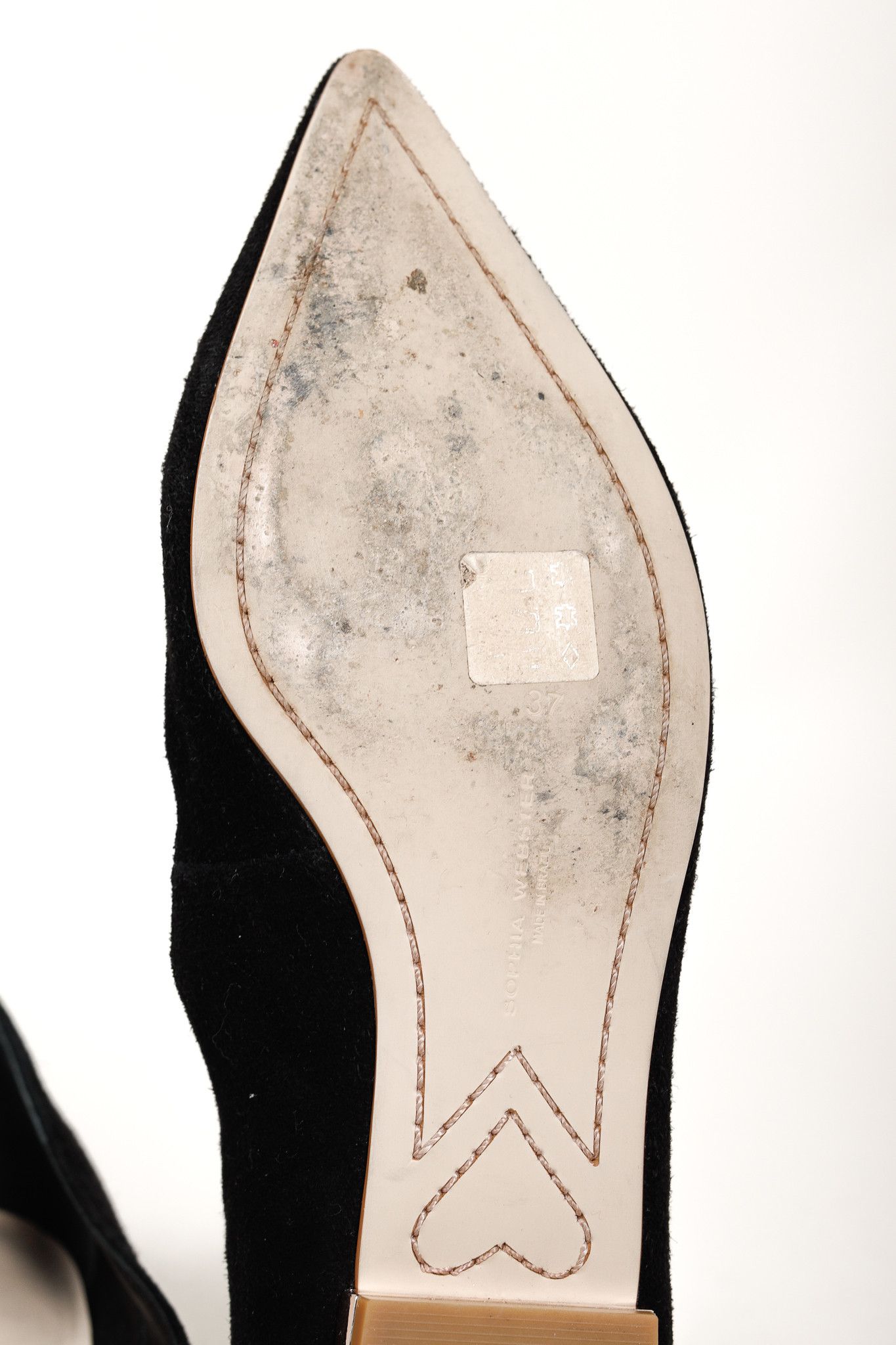 Sophia Webster Sophia Webster Bibi Butterfly Embroidered Suede Flats Size US 6.5 / IT 36.5 - 6 Thumbnail