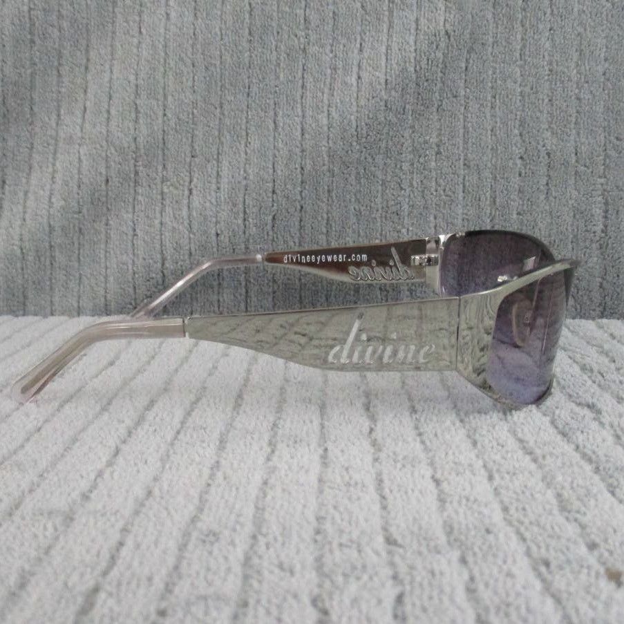 Other New Divine Eyewear Flirt Chrome/Purple Gradient Sunglasses Size ONE SIZE - 5 Thumbnail