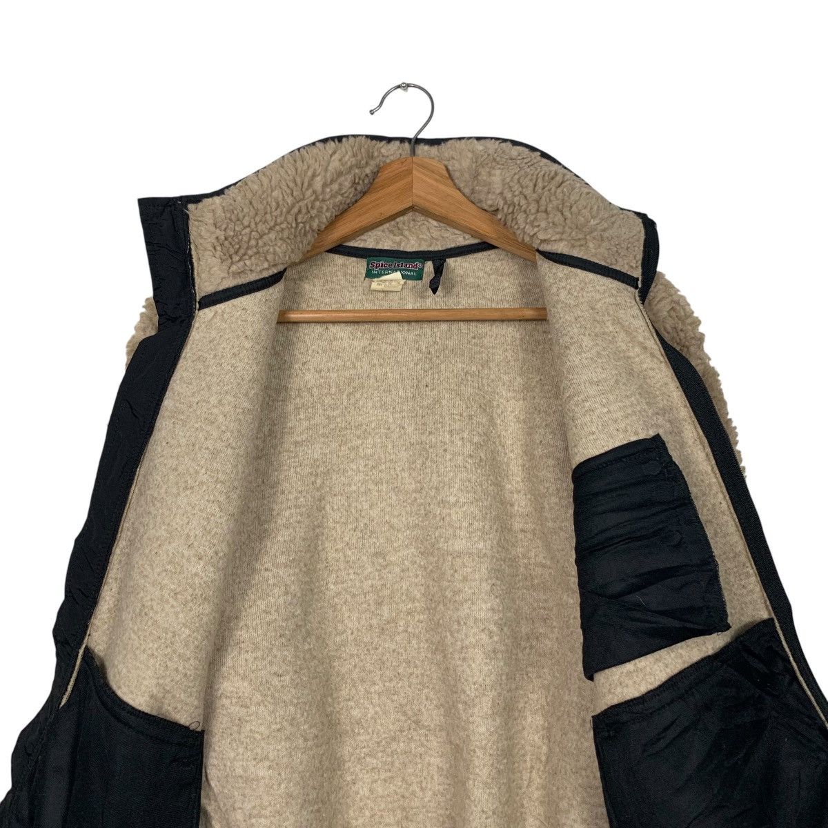 Vintage SPICE ISLAND Made in Usa Deep Pile Fleece Jacket #1669-C74 Size US M / EU 48-50 / 2 - 12 Thumbnail